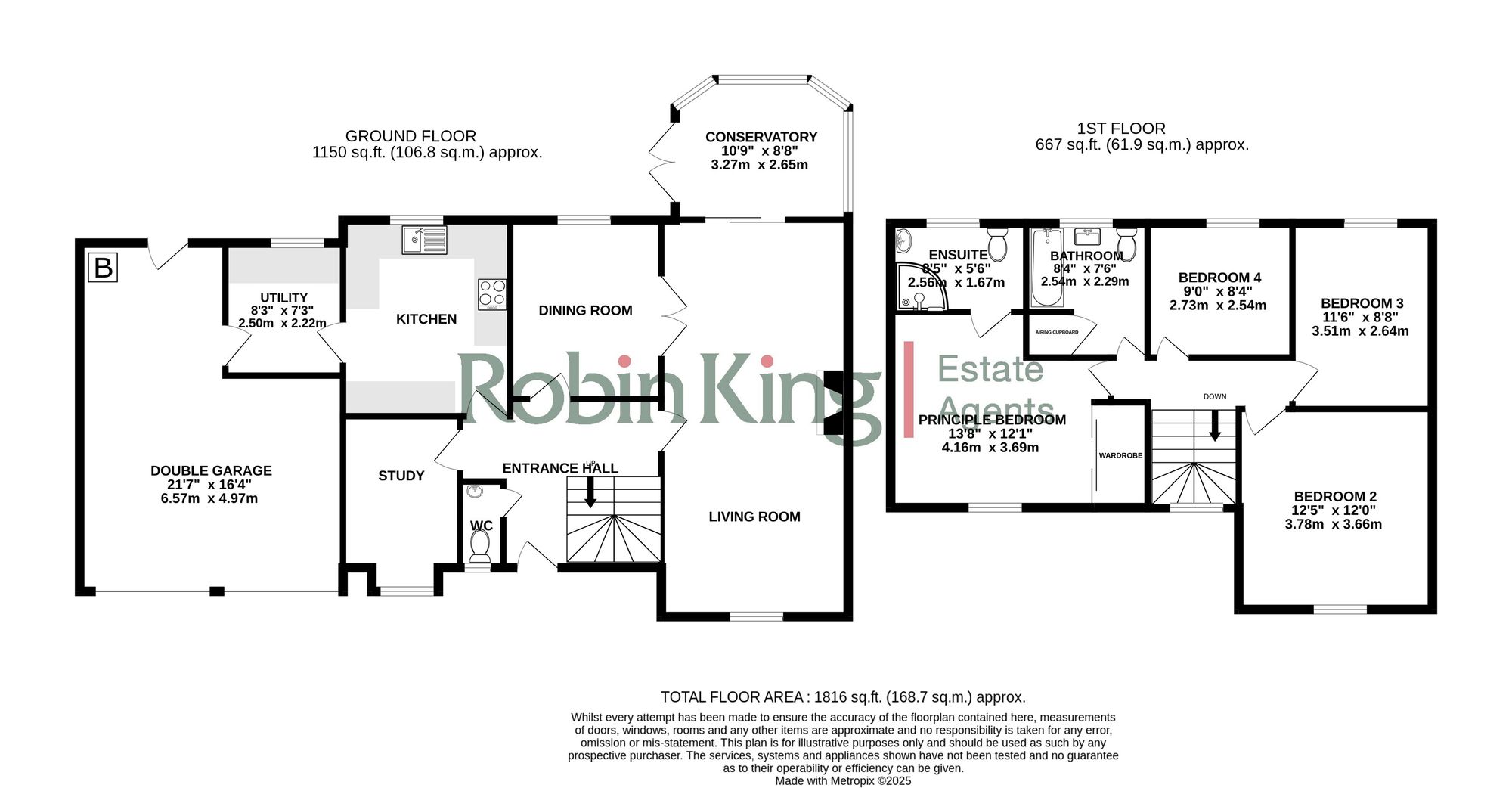 Floorplan for Birch Drive, Langford, BS40