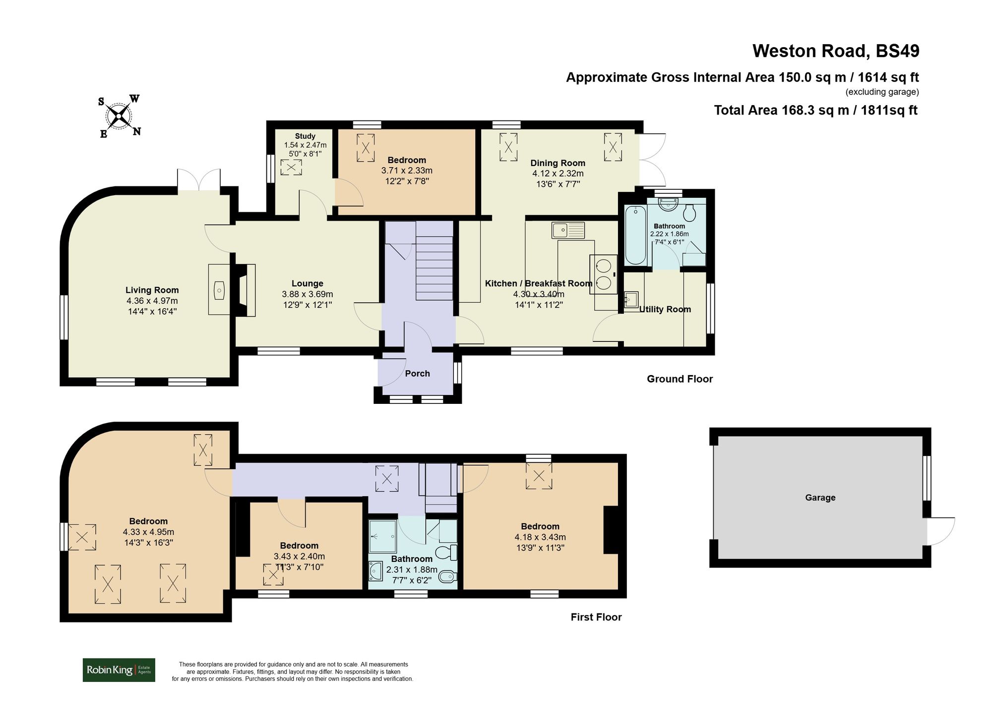 Floorplan for Weston Road, Congresbury, BS49