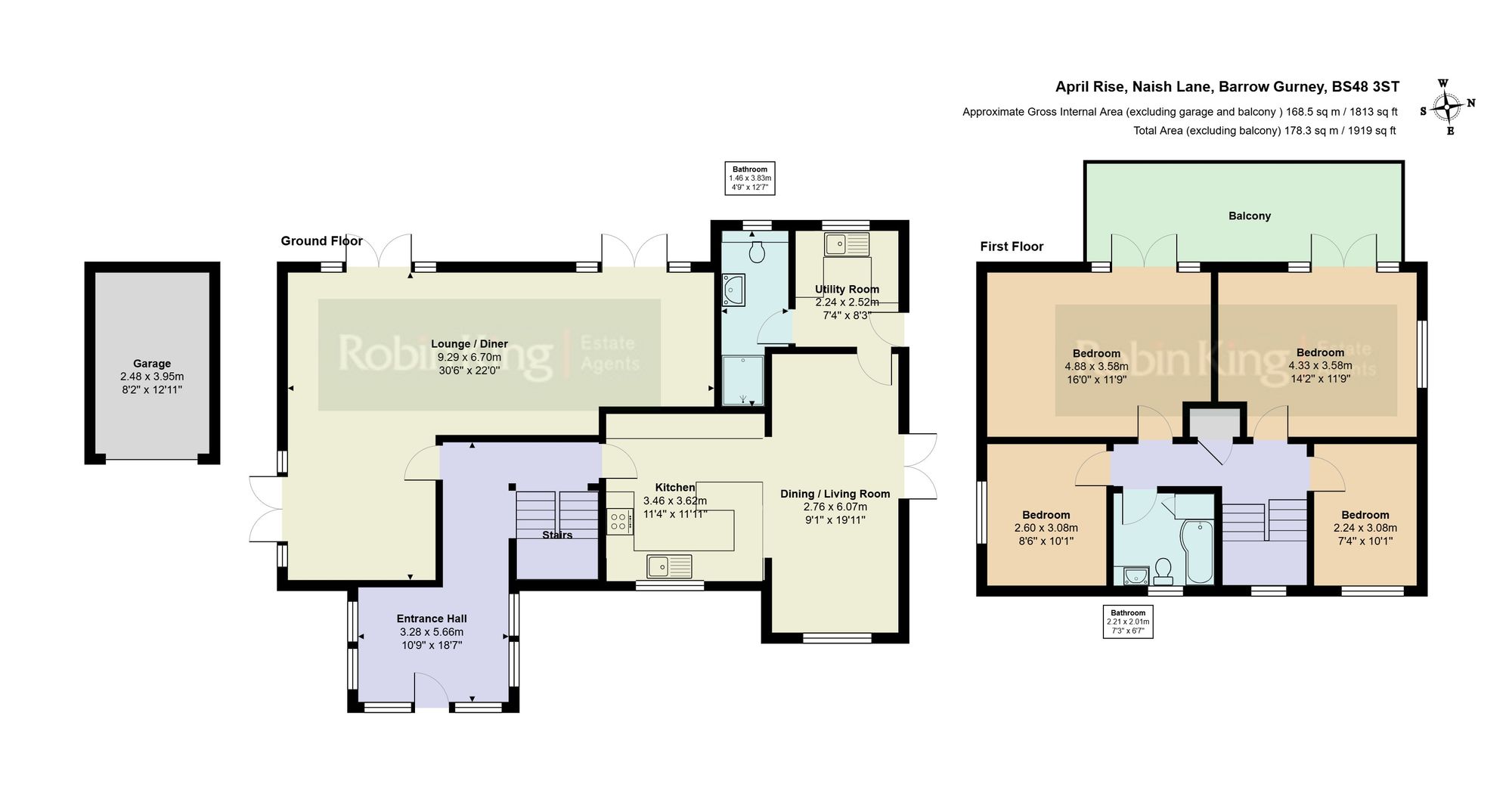 Floorplan for Naish Lane, Barrow Gurney, BS48