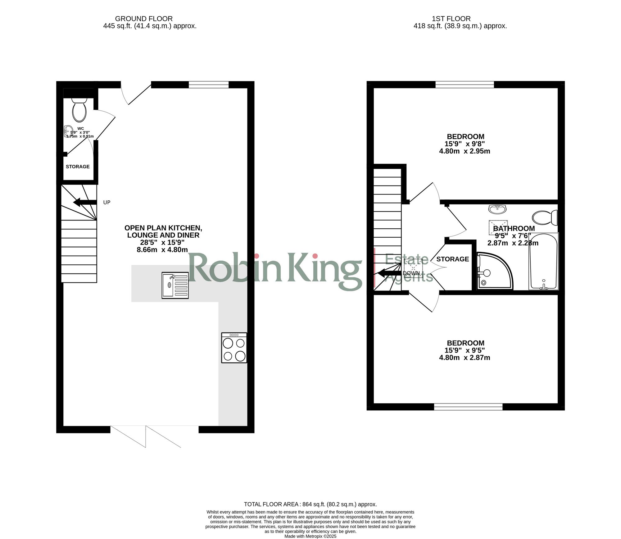 Floorplan for Pudding Pie Lane, Langford, BS40