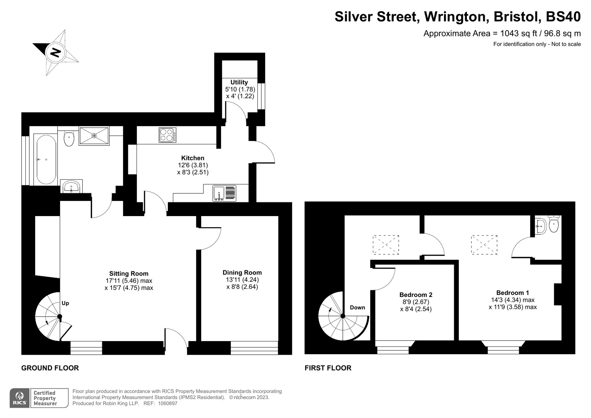 Floorplan for Silver Street, Wrington, BS40