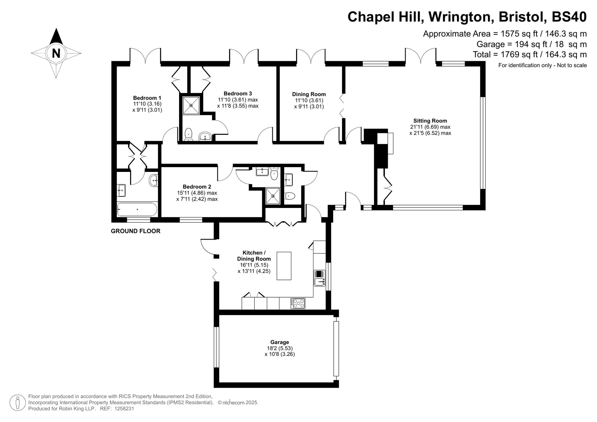 Floorplan for Chapel Hill, Wrington, BS40