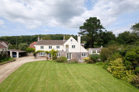 Detached country residence with land, outbuildings and glorious views