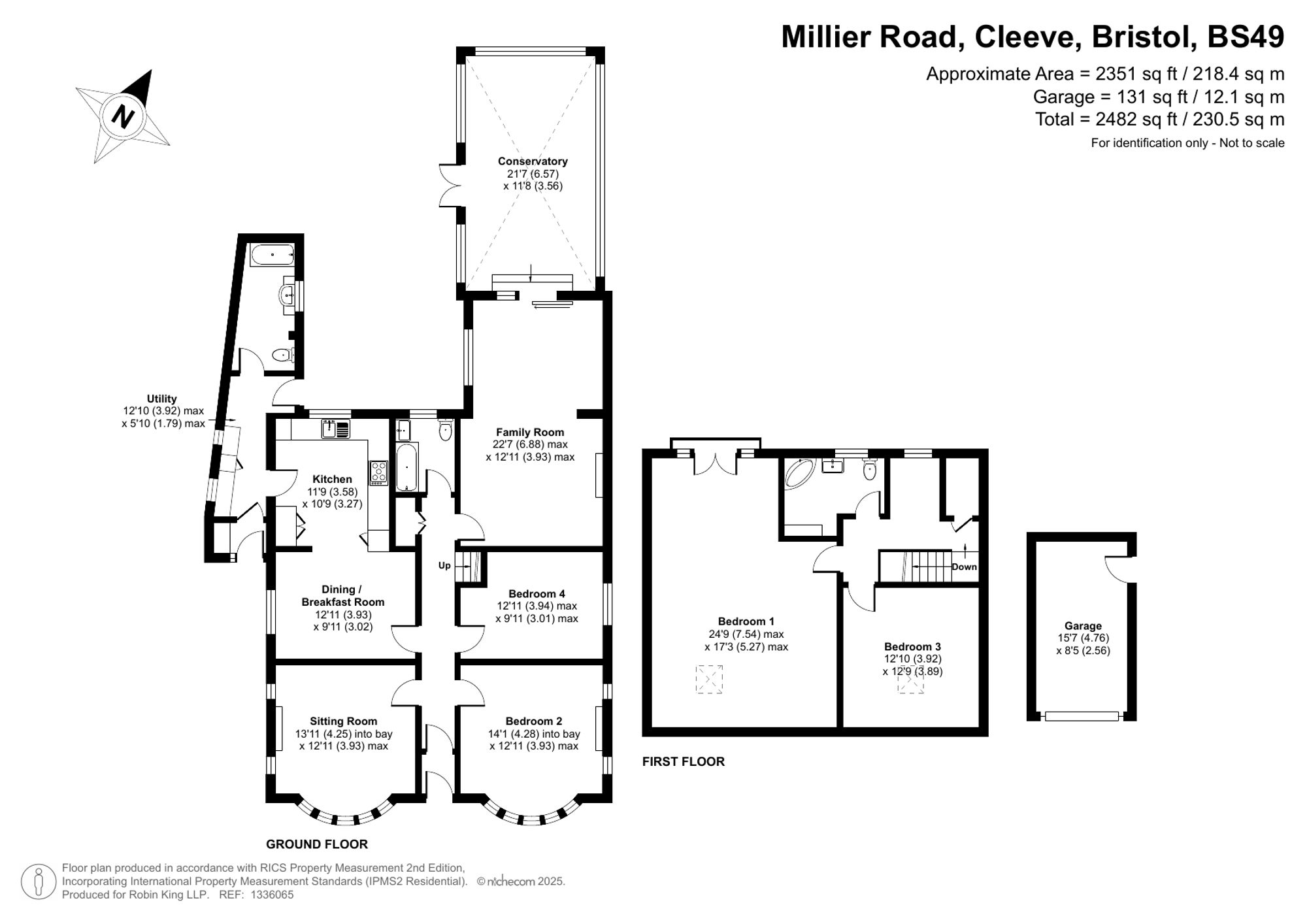 Floorplan for Millier Road, Cleeve, BS49