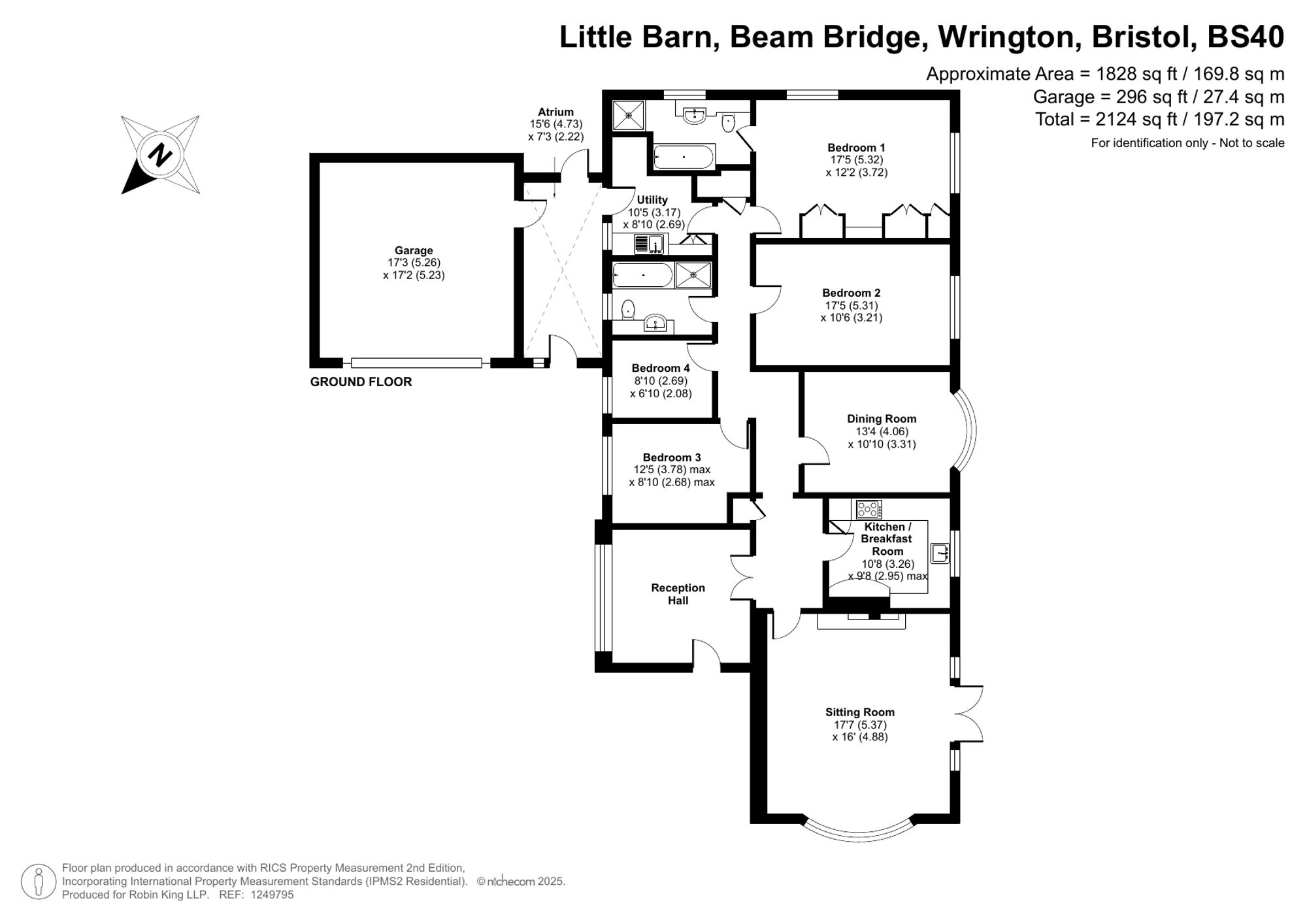 Floorplan for Beam Bridge, Wrington, BS40