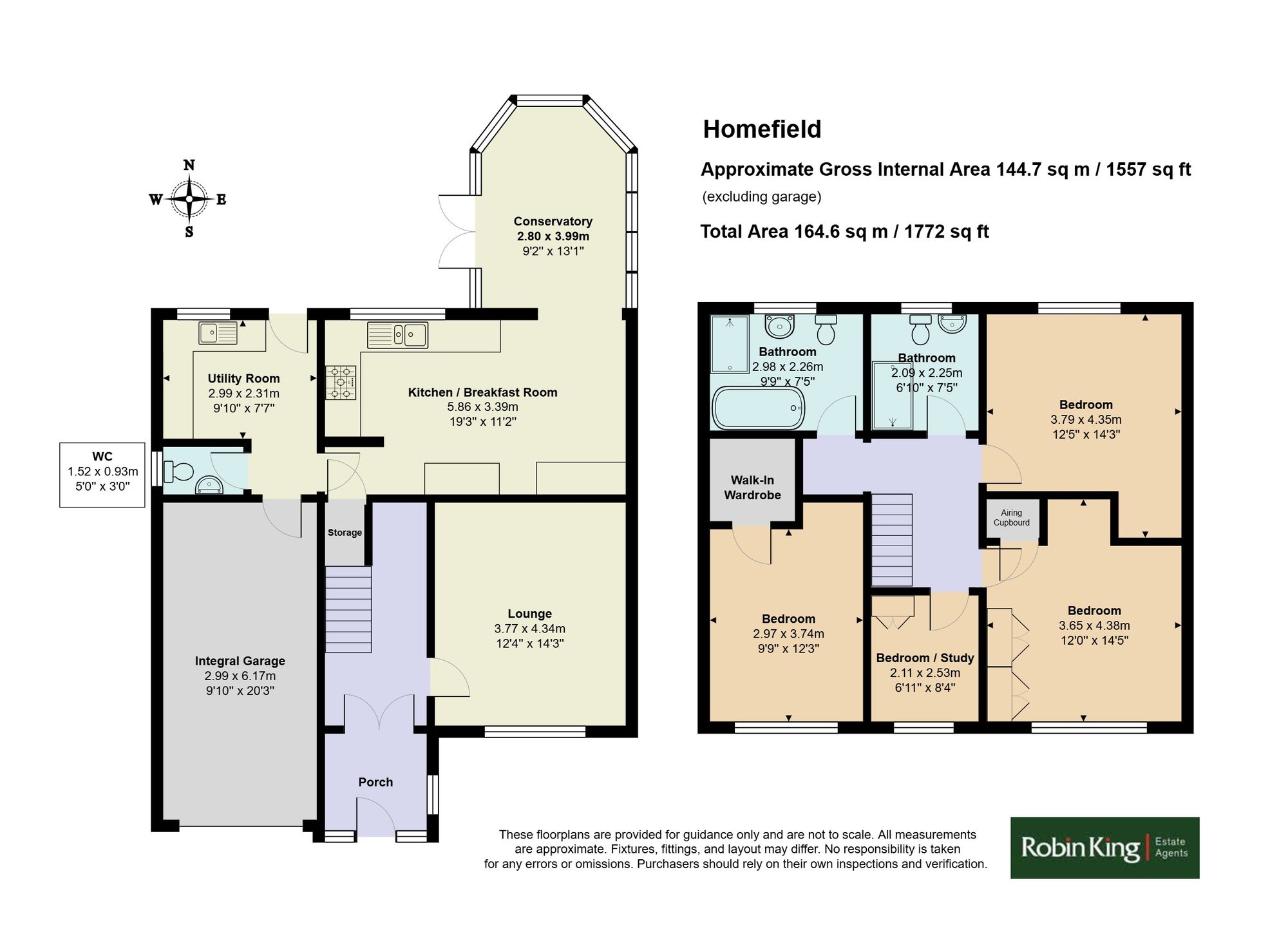 Floorplan for Homefield, Congresbury, BS49