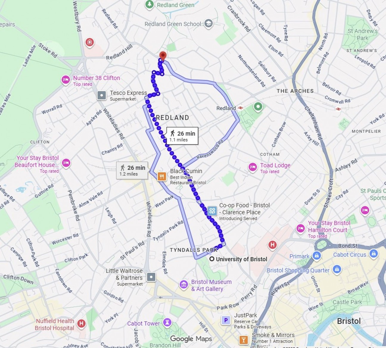 Redland Road, Bristol, BS6