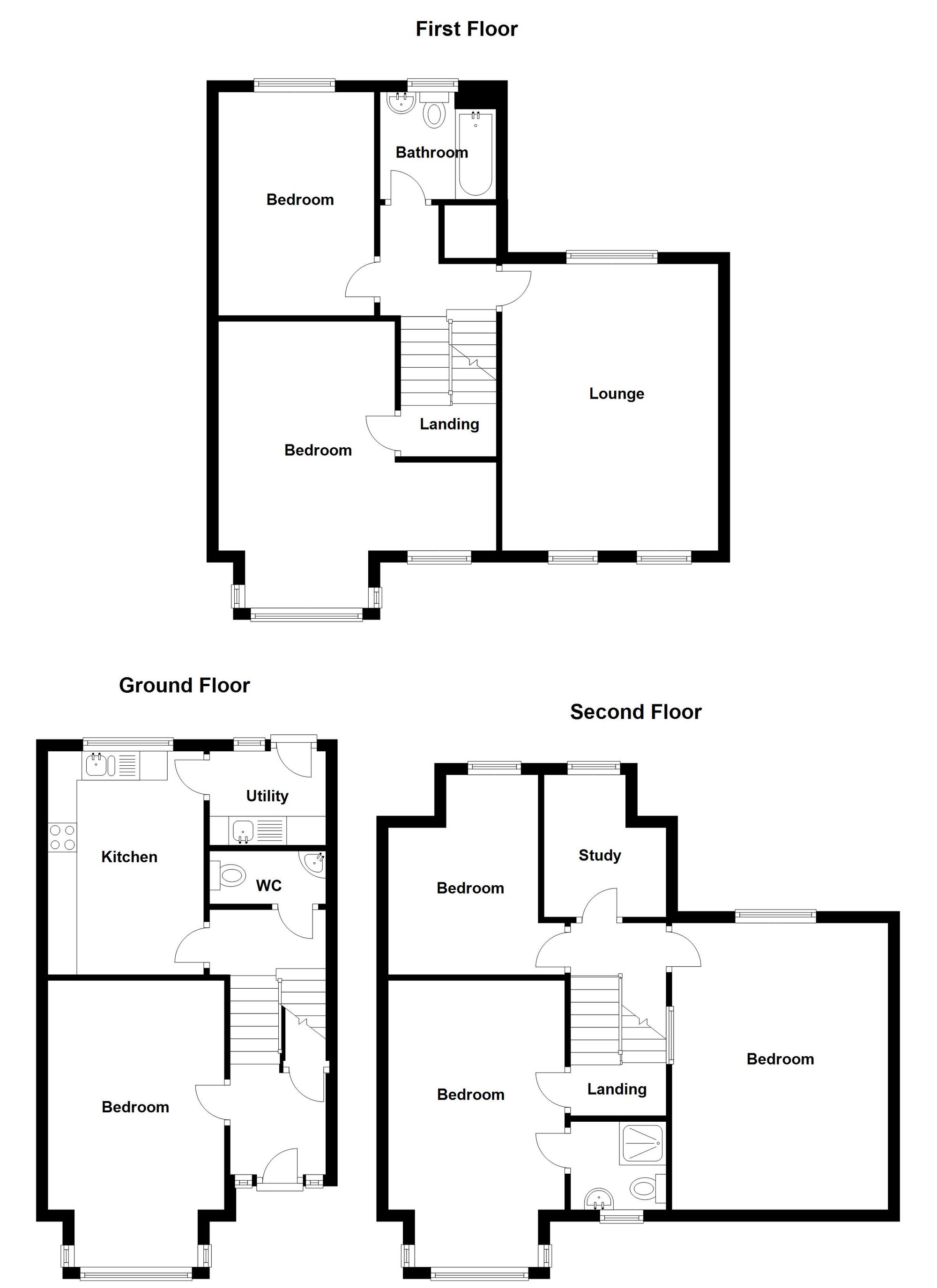 Floorplan for Redland Road, Bristol, BS6