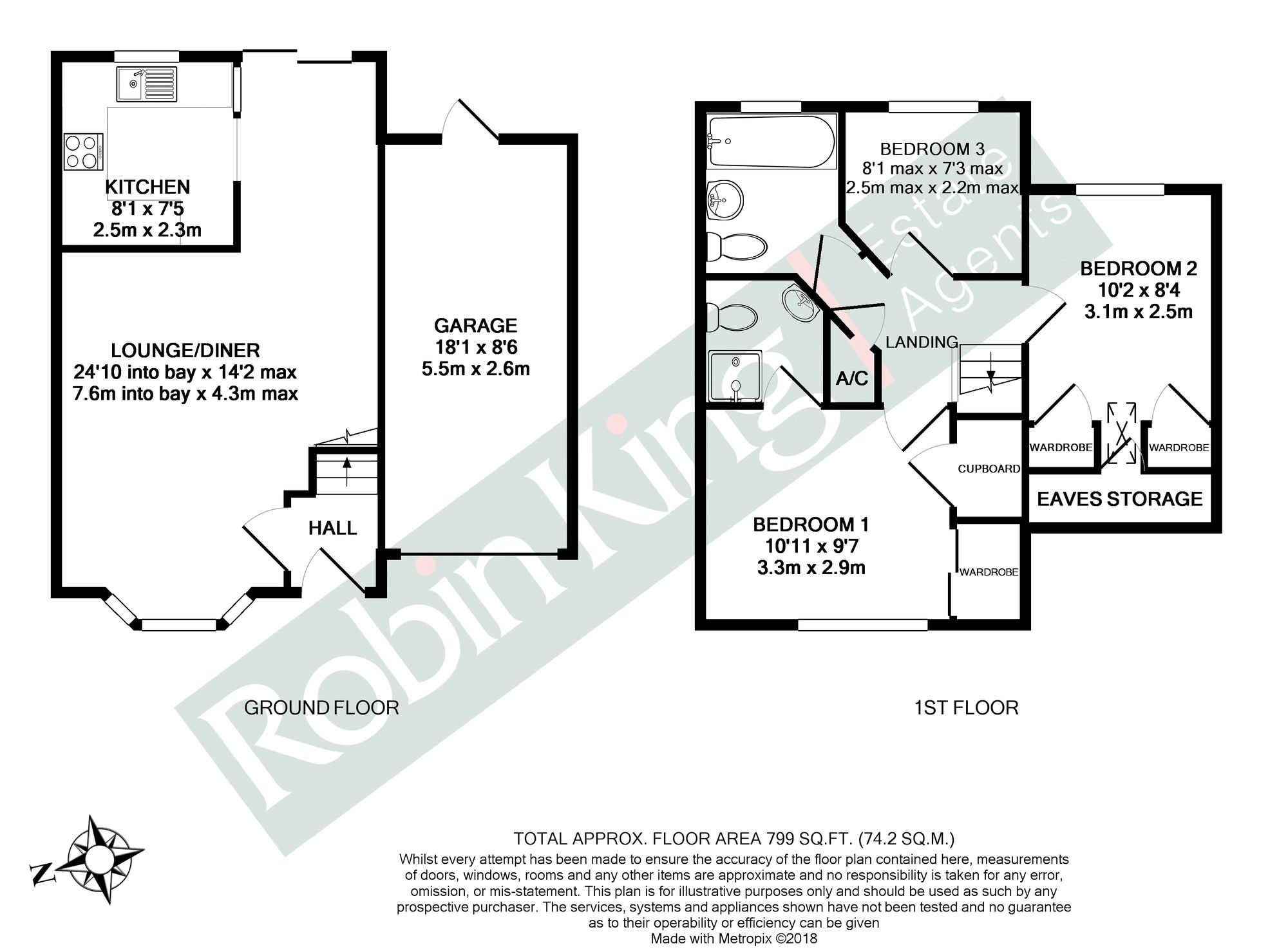 Floorplan for Myrtle Gardens, Yatton, BS49