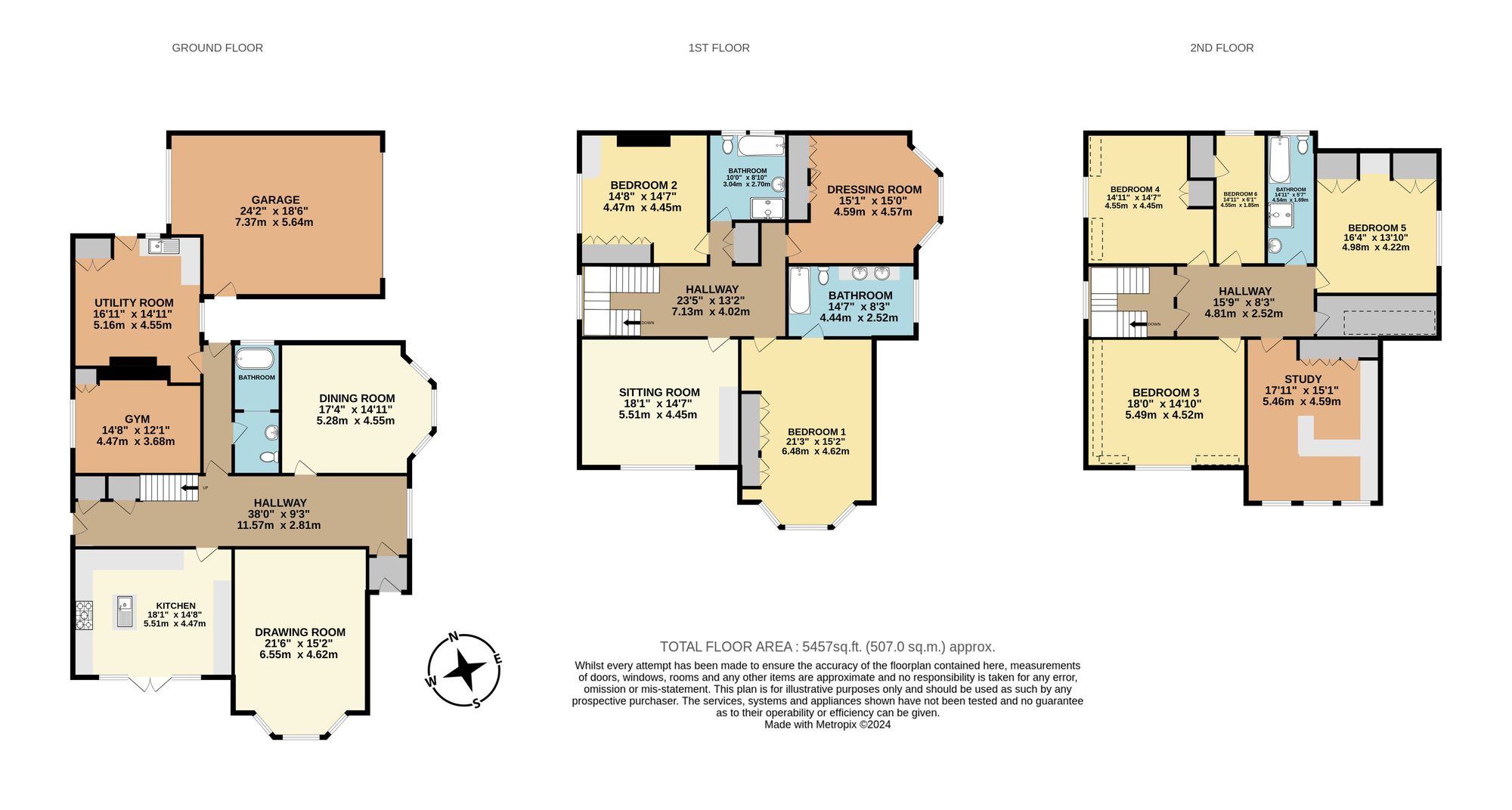 Floorplan for Cecil Road, Weston-Super-Mare BS23 2NF