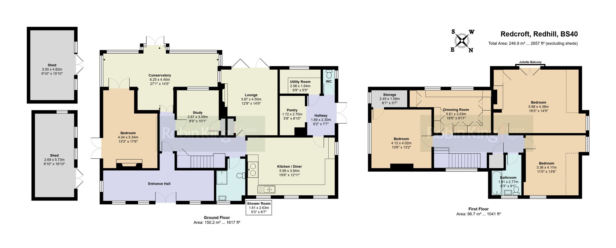 Floorplan for Redcroft, Redhill, BS40