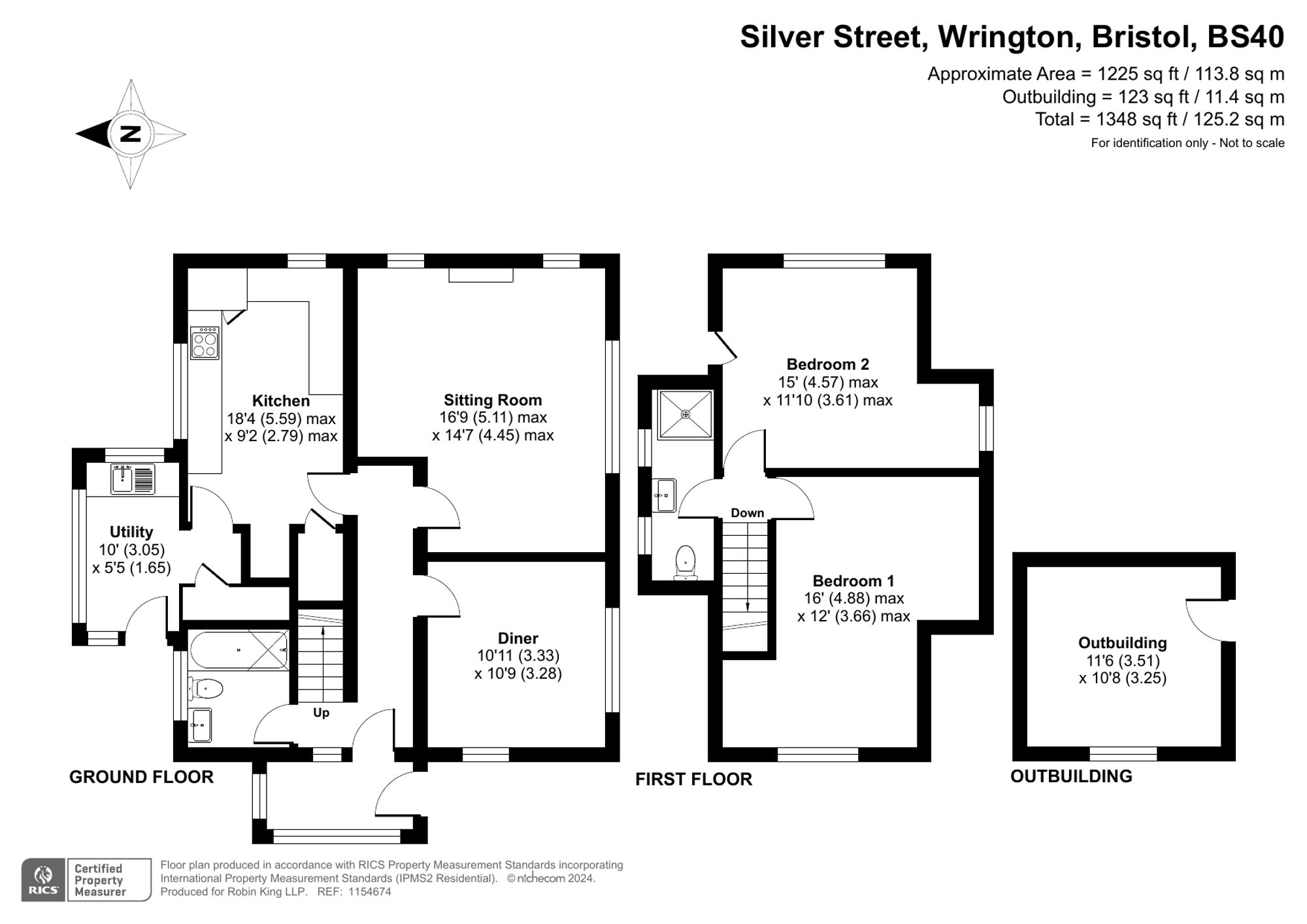 Floorplan for Silver Street, Wrington, BS40