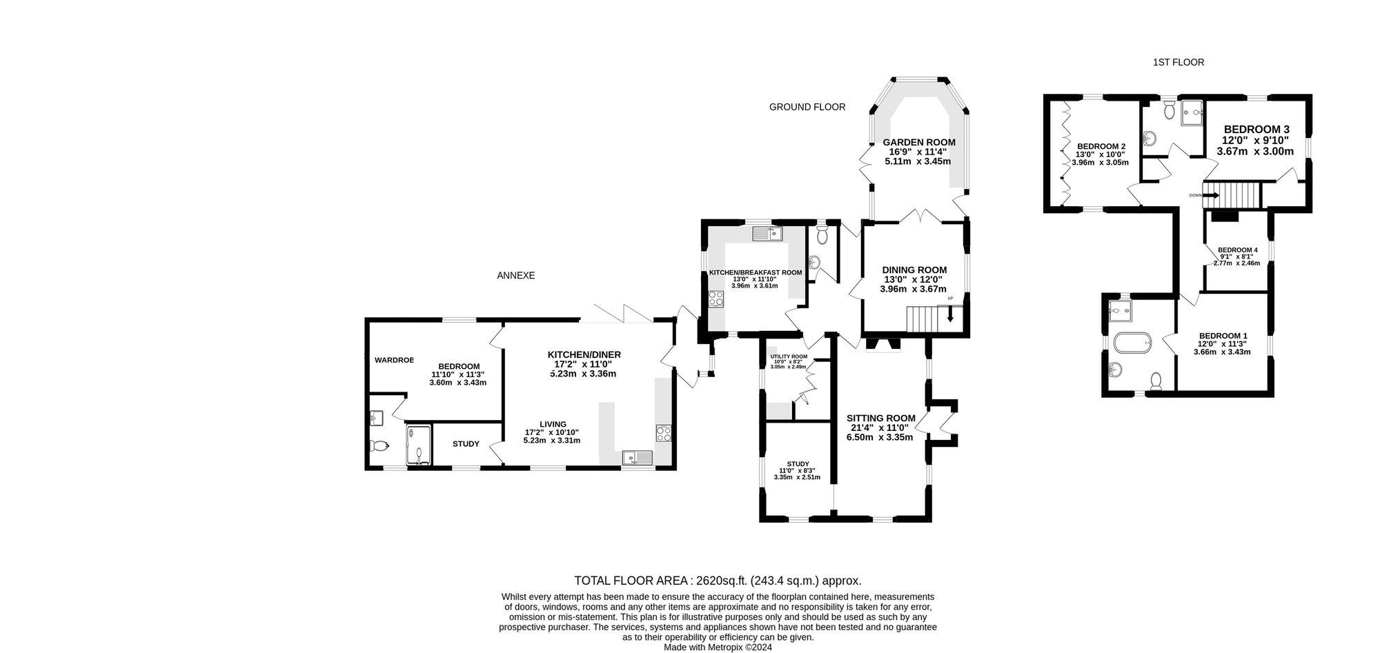 Floorplan for Churchill Green, Churchill, BS25