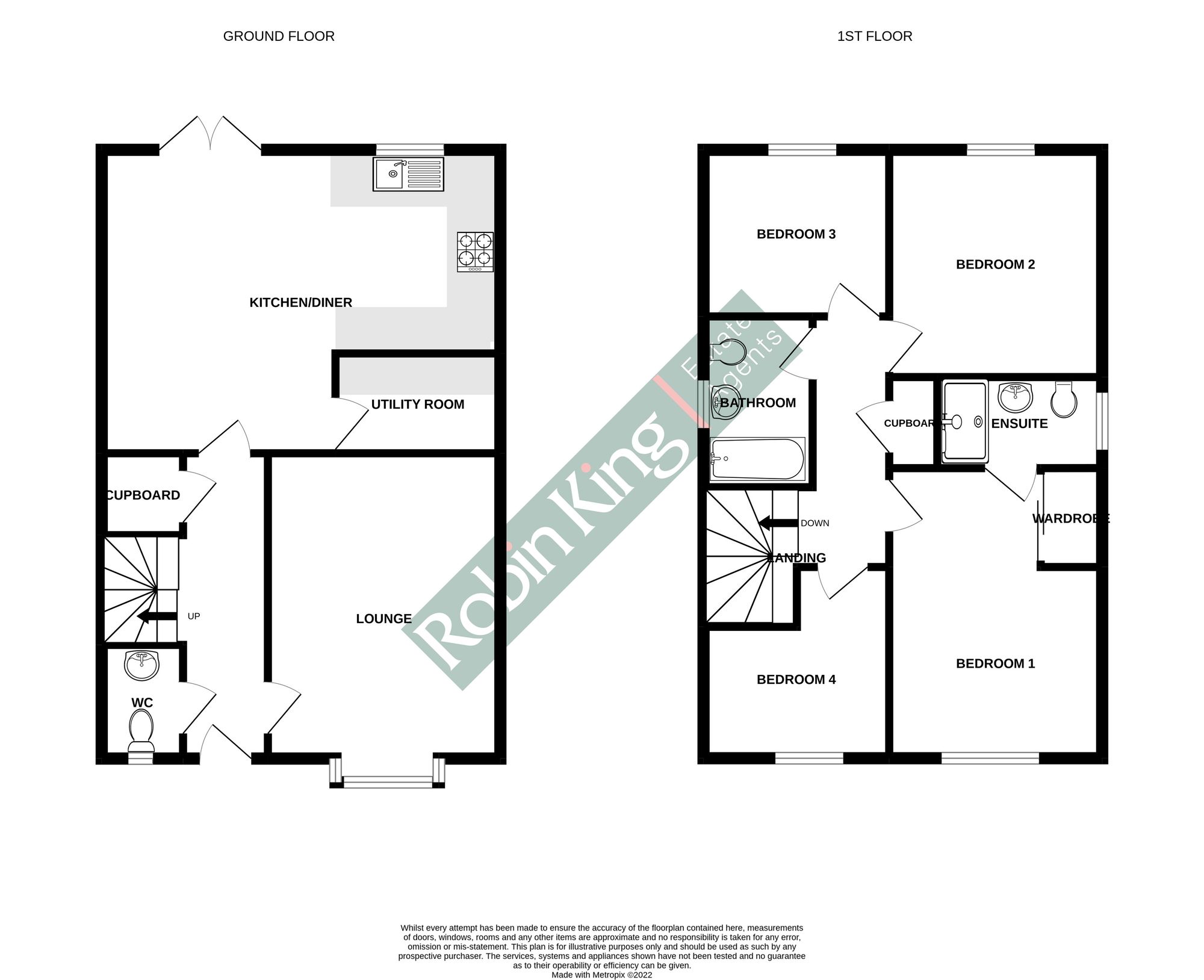 Floorplan for Moles Road, Langford, BS40