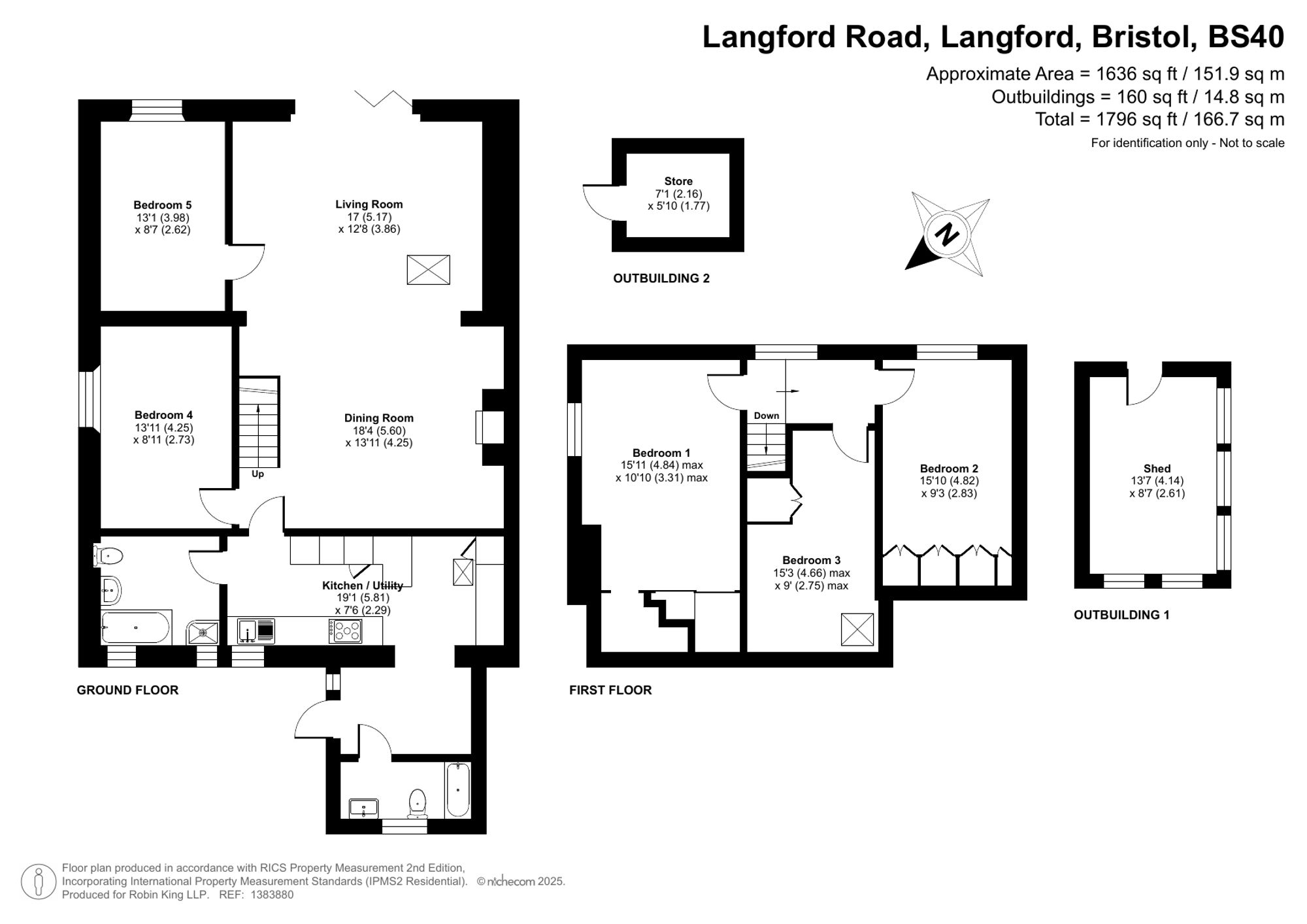 Floorplan for Langford Road, Langford, BS40