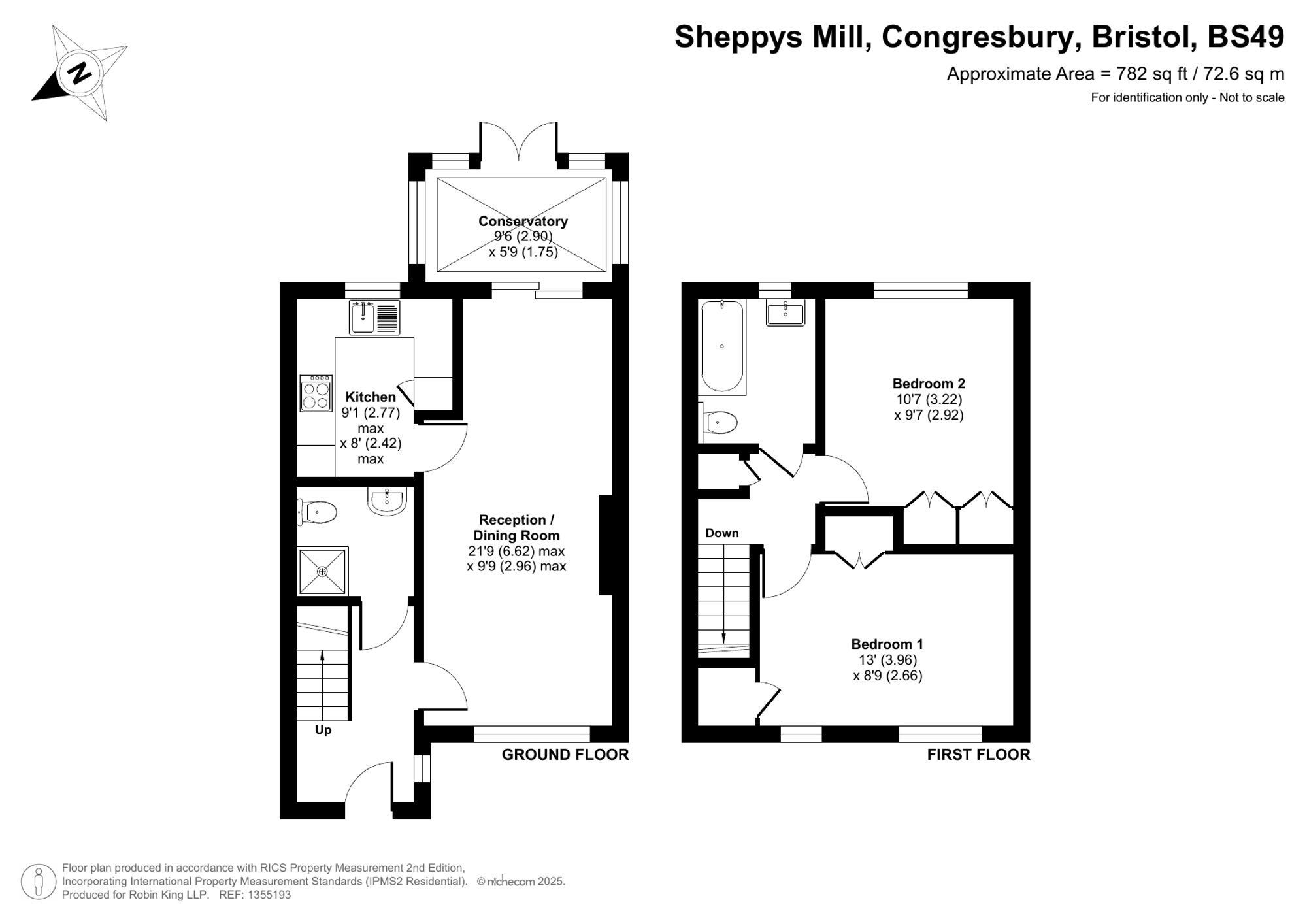 Floorplan for Sheppys Mill, Congresbury, BS49