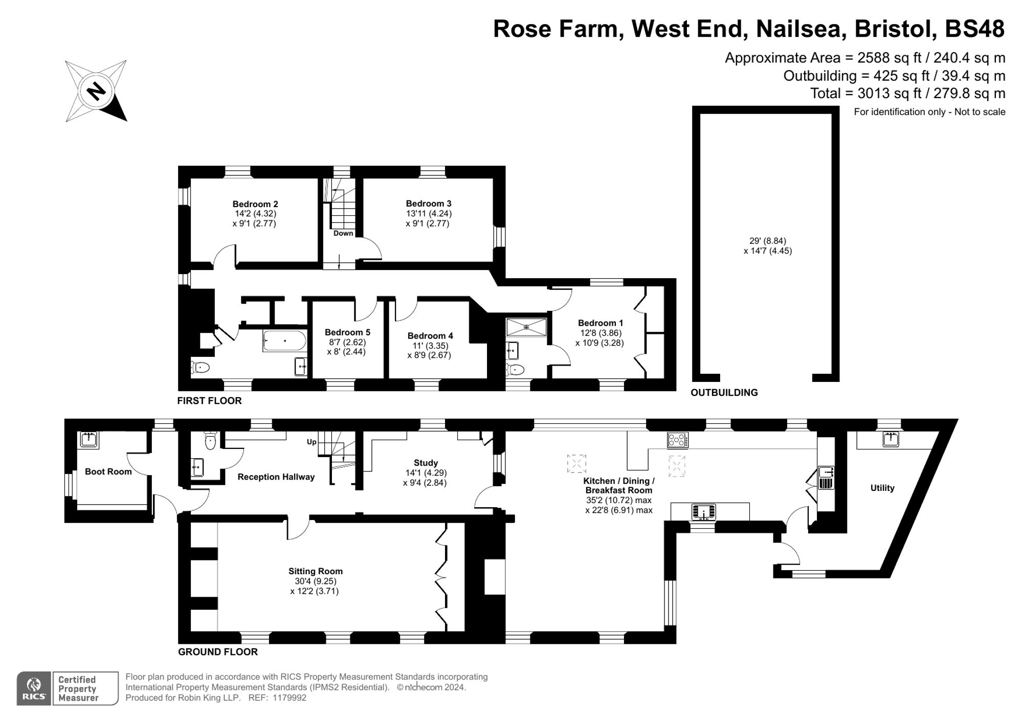Floorplan for West End, Nailsea, BS48
