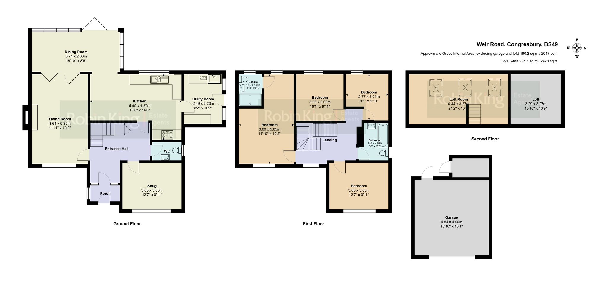 Floorplan for Weir Road, Congresbury, BS49