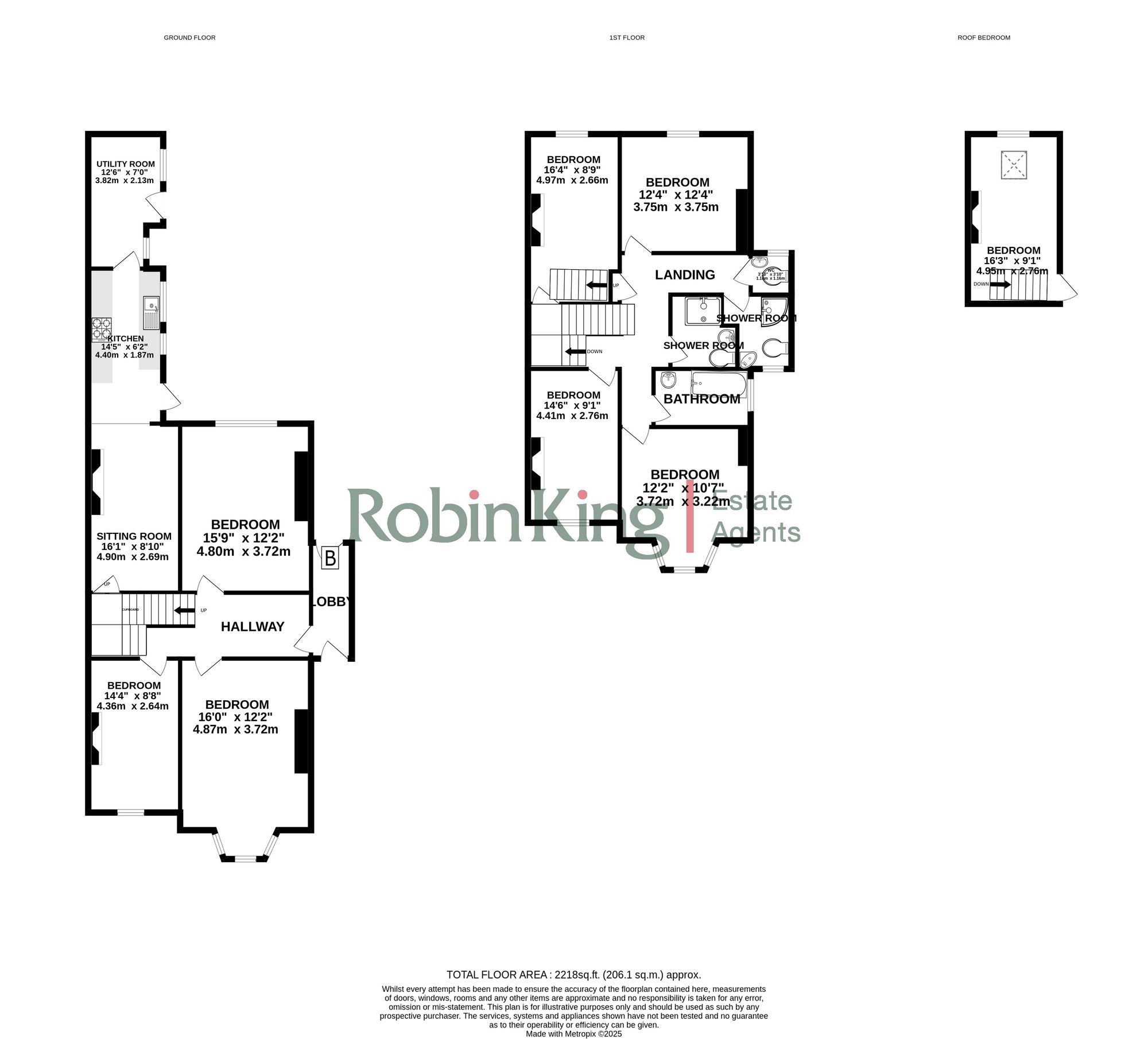 Floorplan for Hampton Road, Bristol, BS6