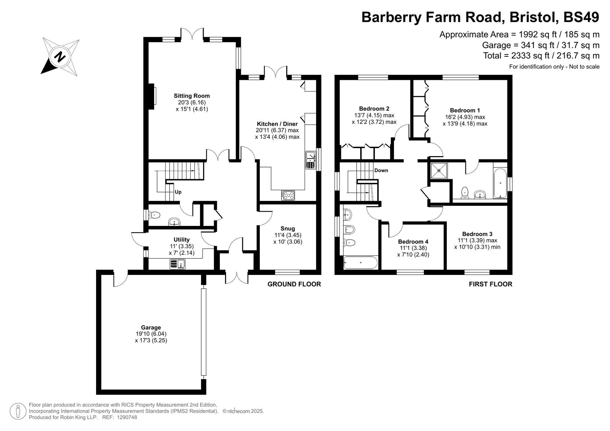 Floorplan for Barberry Farm Road, Yatton, BS49