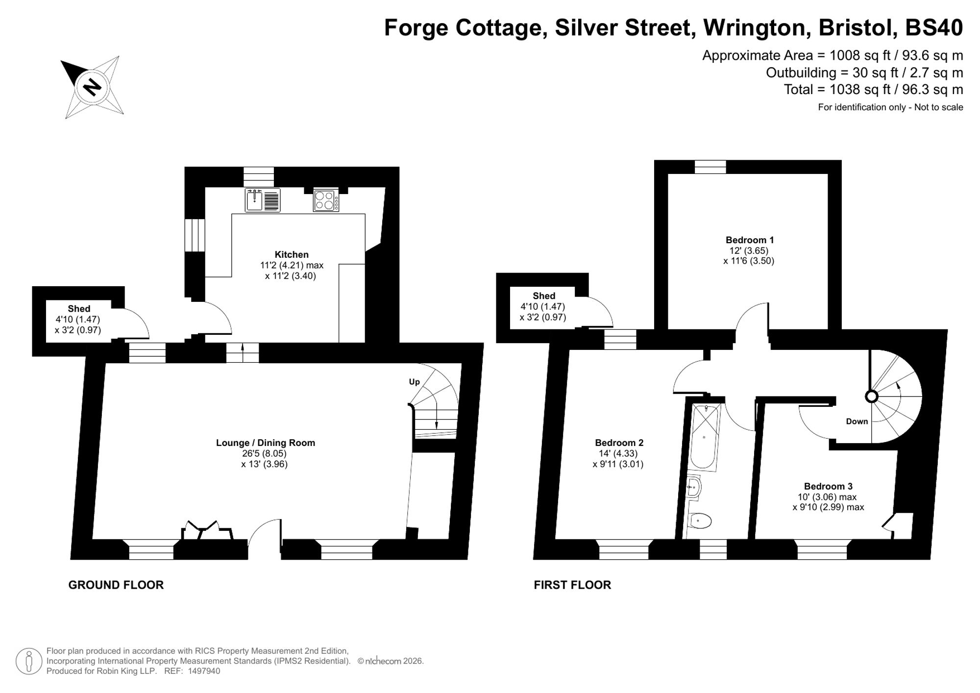 Floorplan for Silver Street, Wrington, BS40