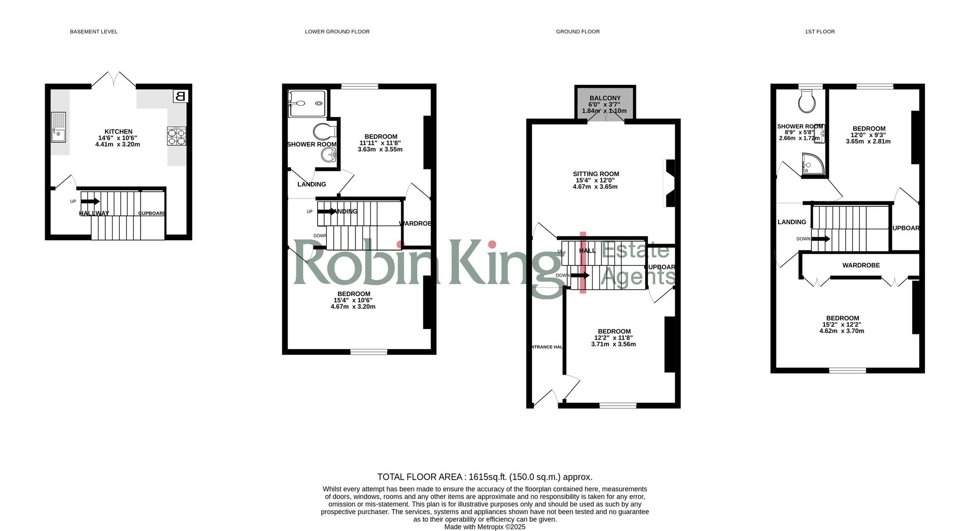 Floorplan for John Carrs Terrace, Clifton, Bristol, BS8
