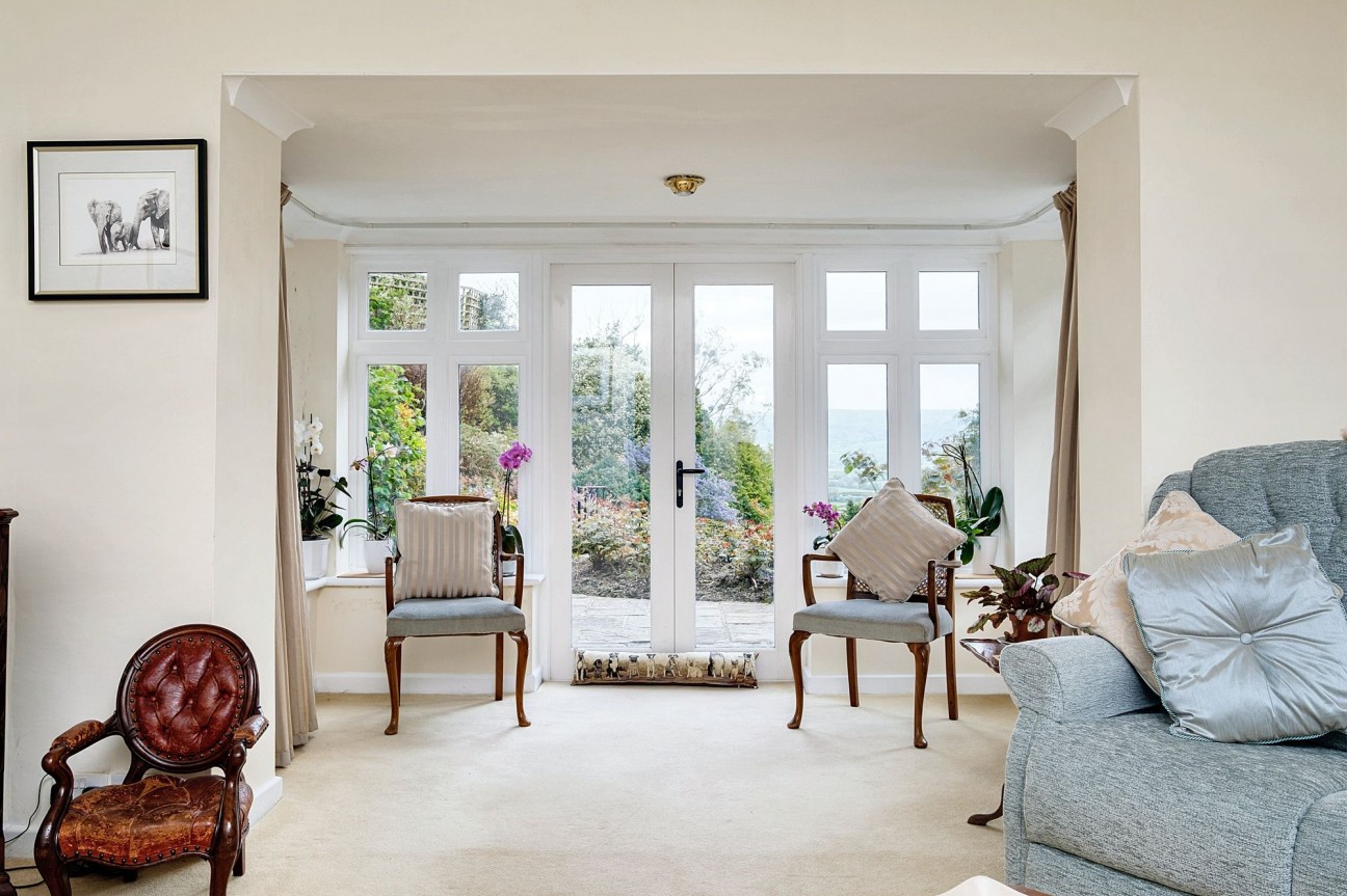 Delightful country residence with commanding views, on the outskirts of the village of Wrington