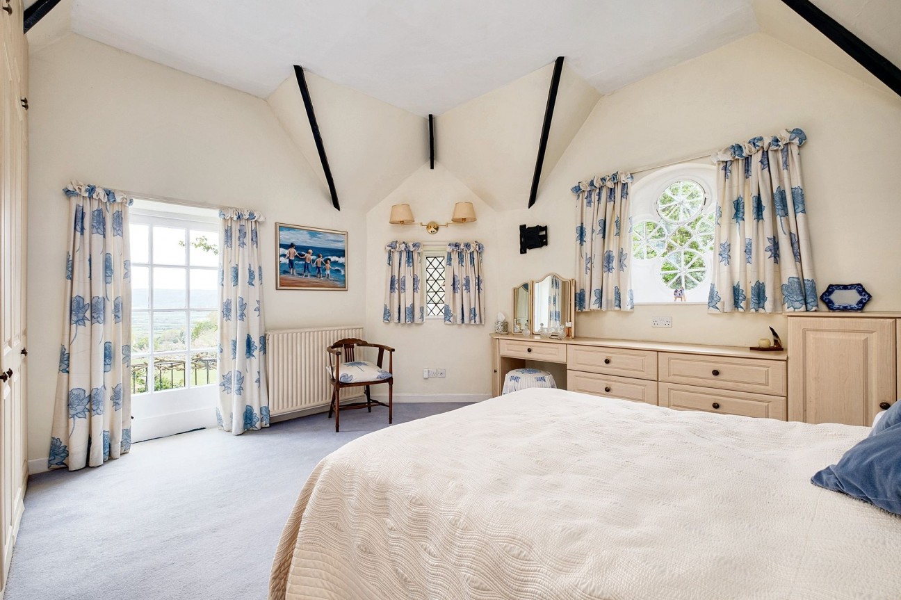 Delightful country residence with commanding views, on the outskirts of the village of Wrington