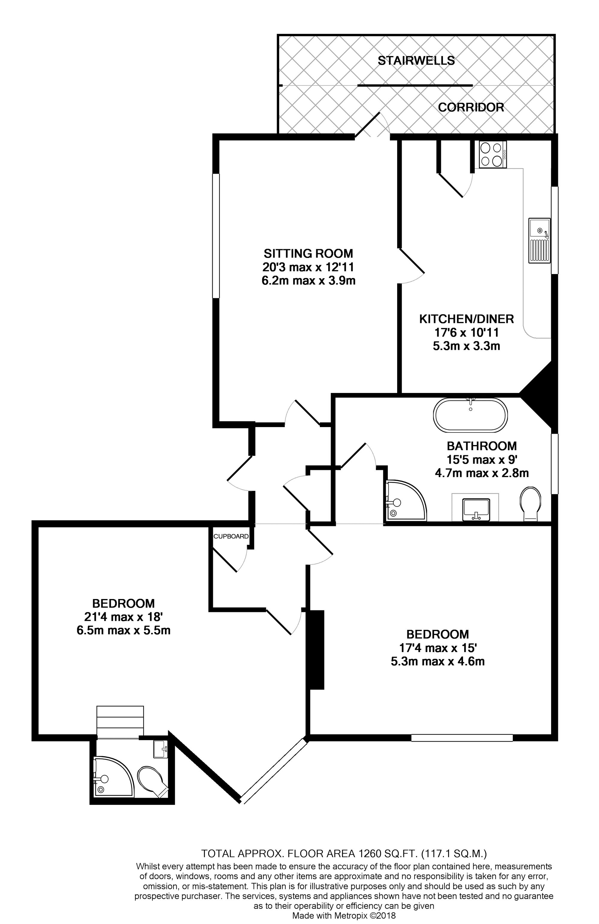 Floorplan for Backwell Hill, Backwell, BS48