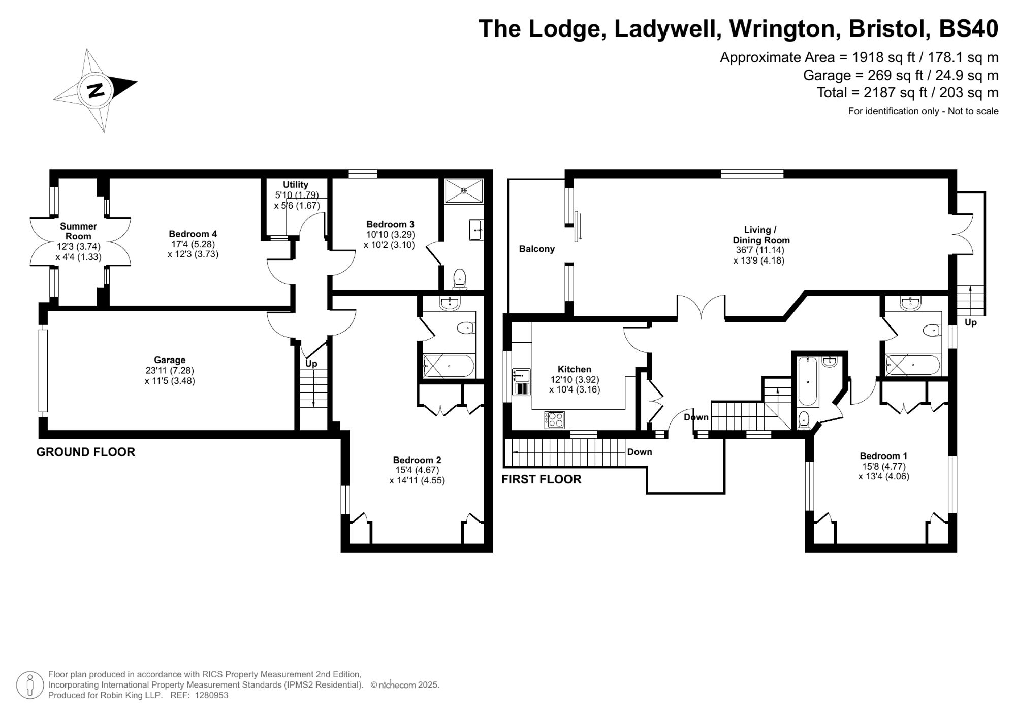 Floorplan for Ladywell, Wrington, BS40