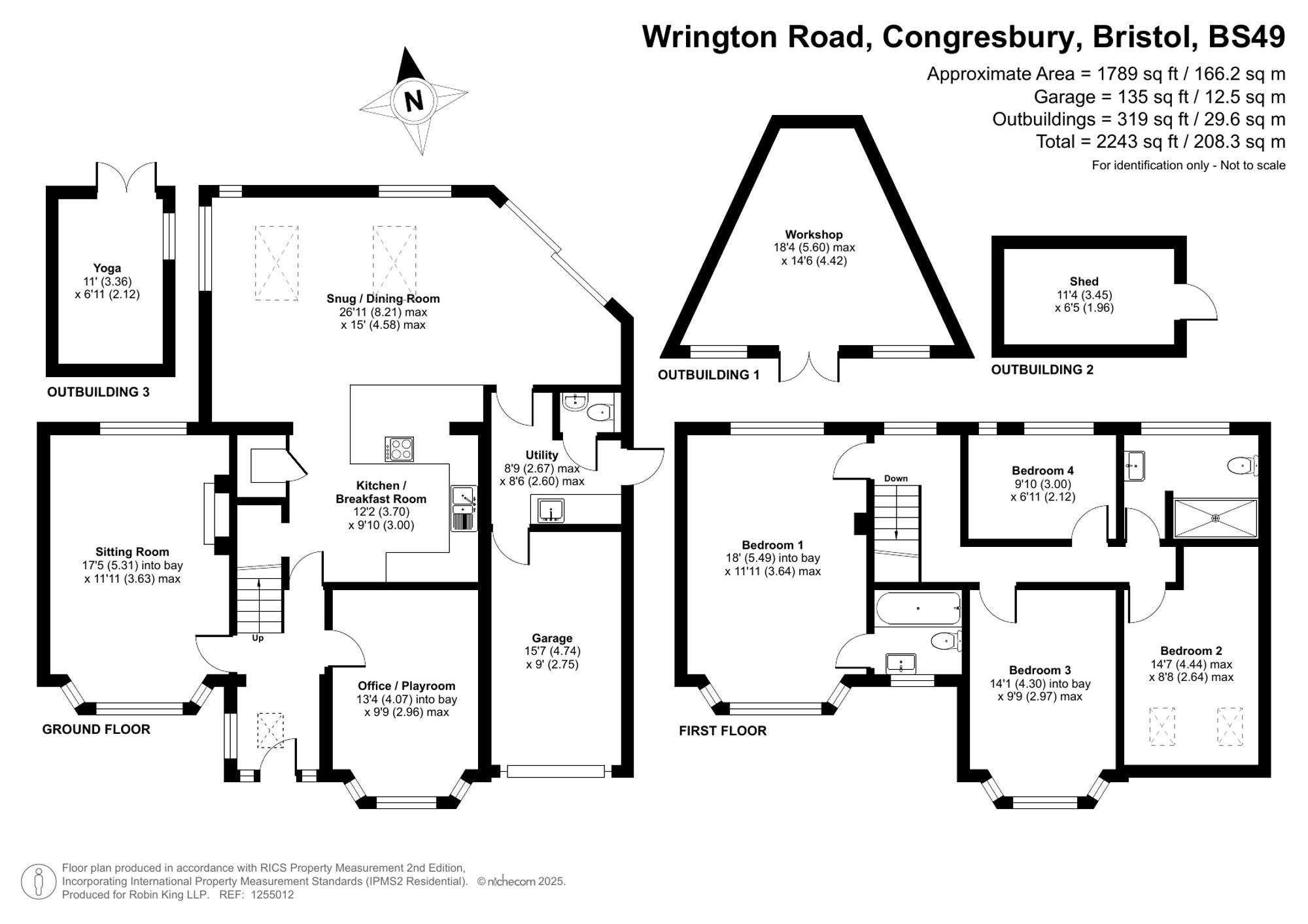 Floorplan for Wrington Road, Congresbury, BS49