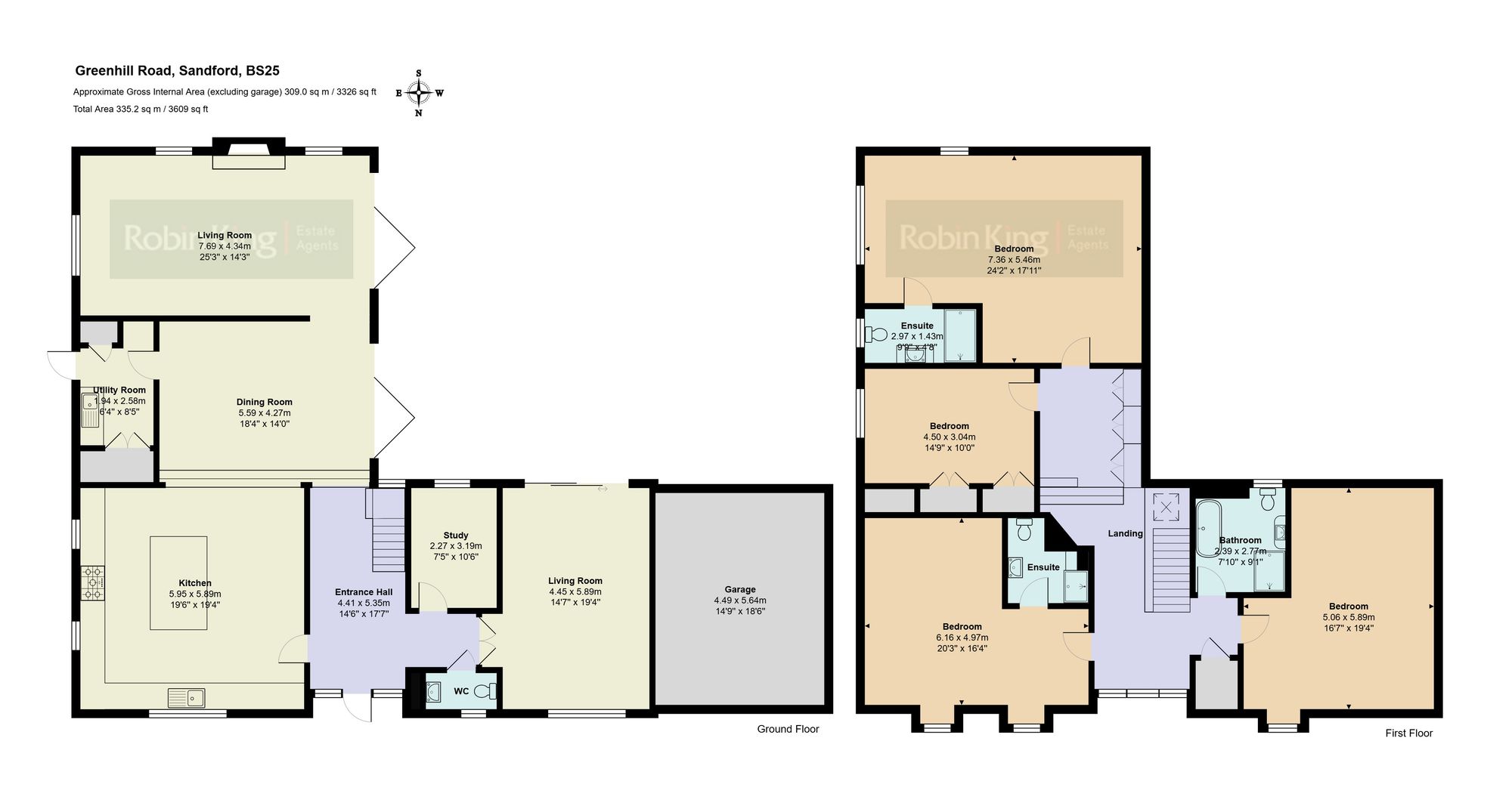 Floorplan for Mulberry House, Sandford, BS25