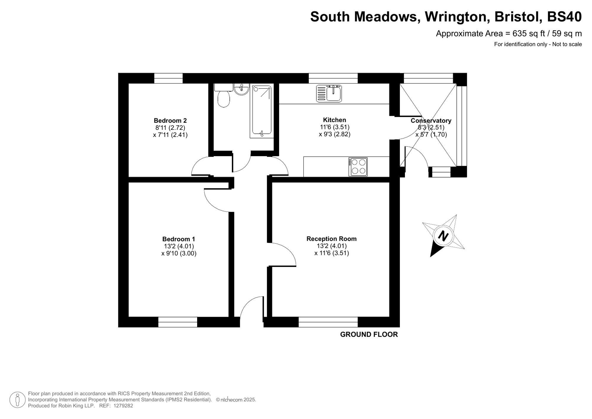 Floorplan for South Meadows, Wrington, BS40