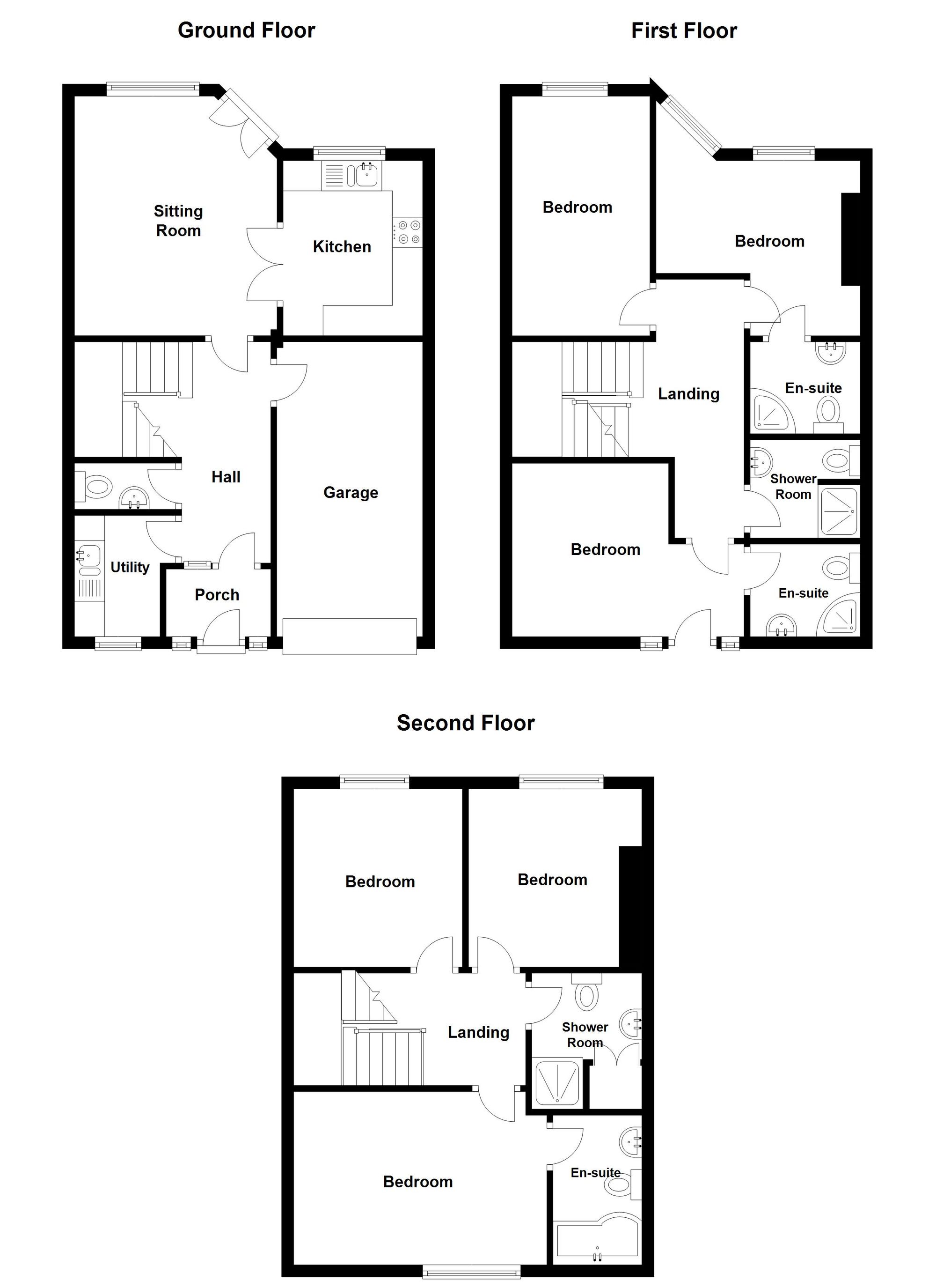 Floorplan for St. Michaels Hill, Bristol, BS2