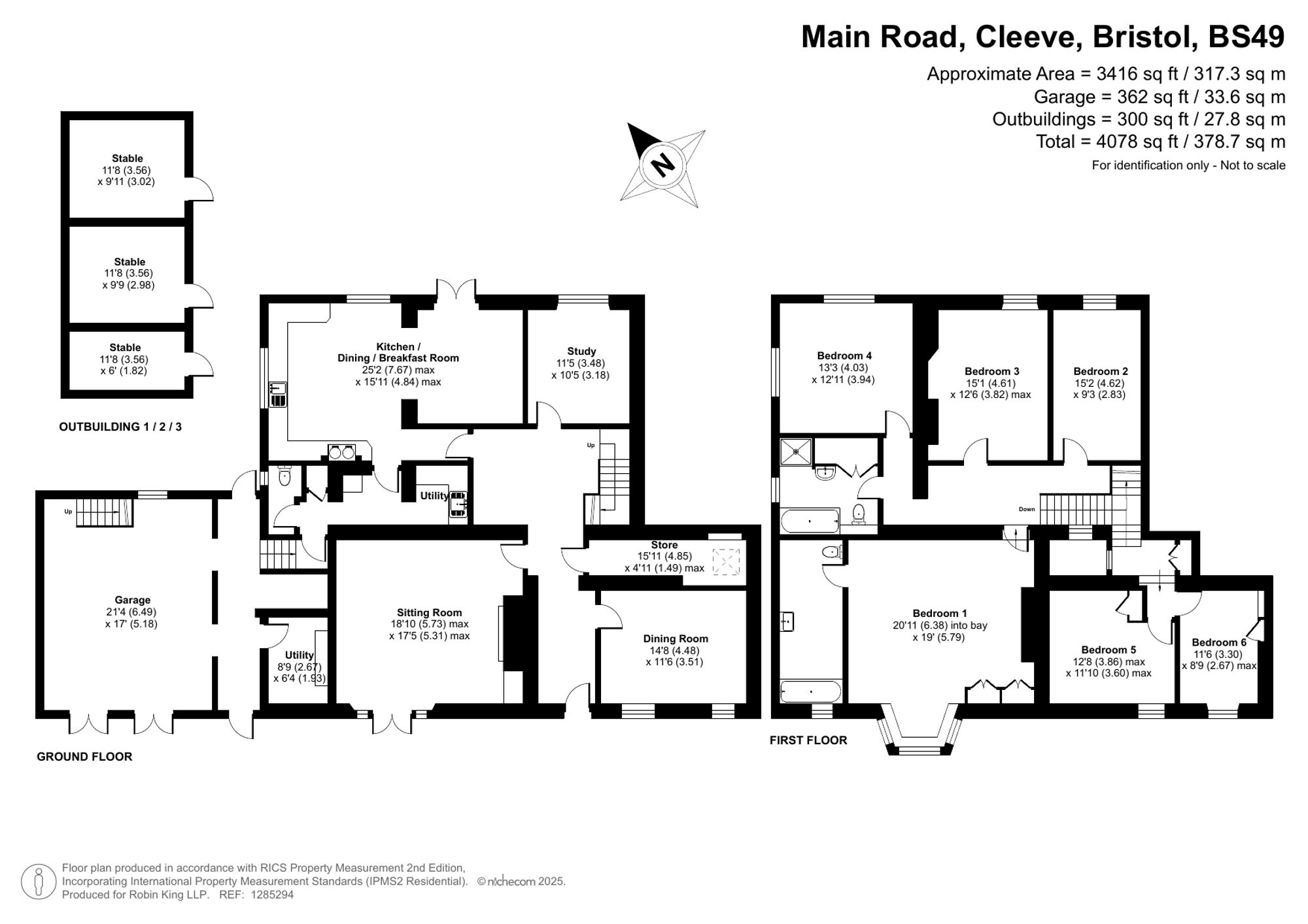 Floorplan for Brockely Chase, Cleeve, BS49