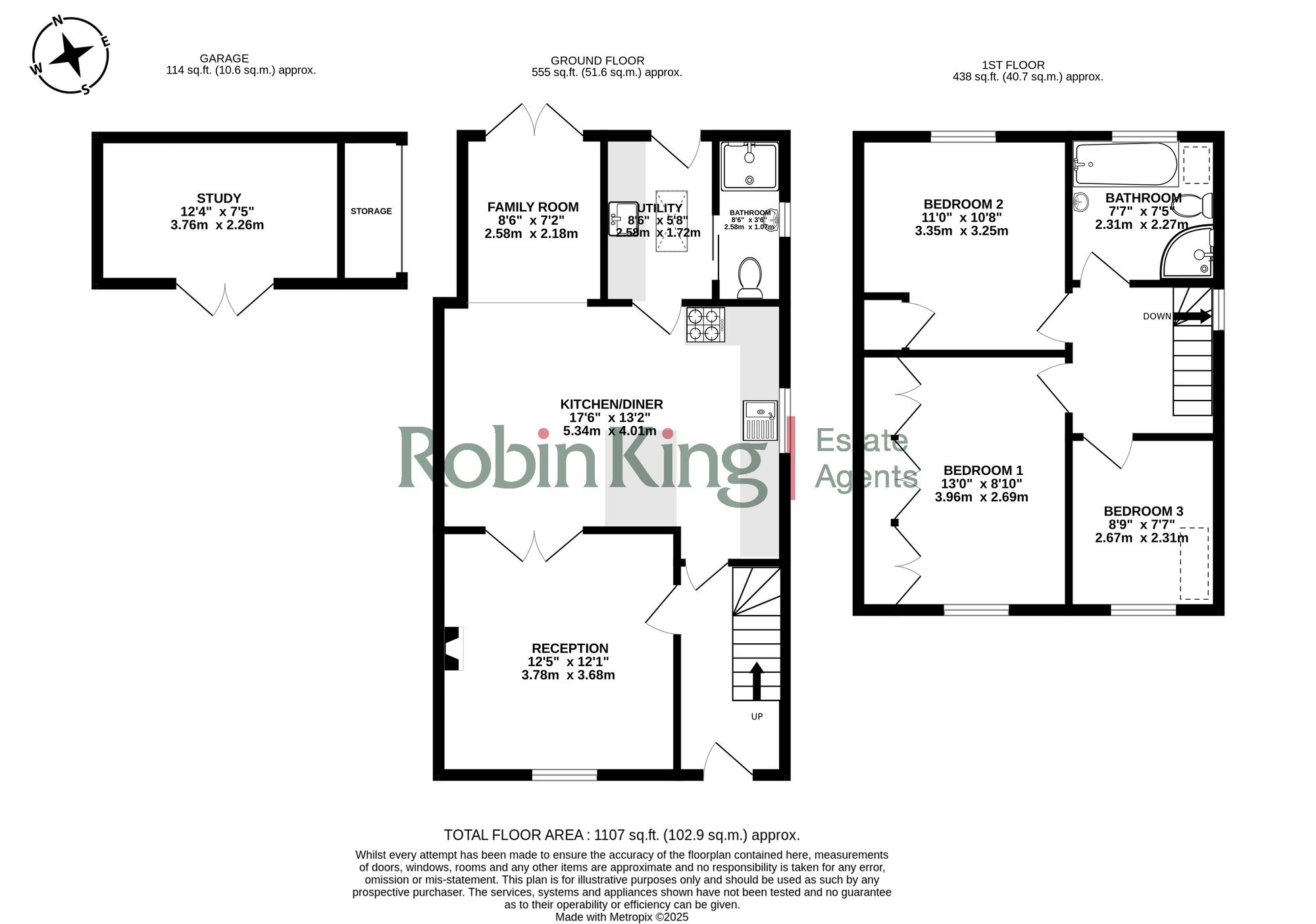 Floorplan for Park Road, Congresbury, BS49