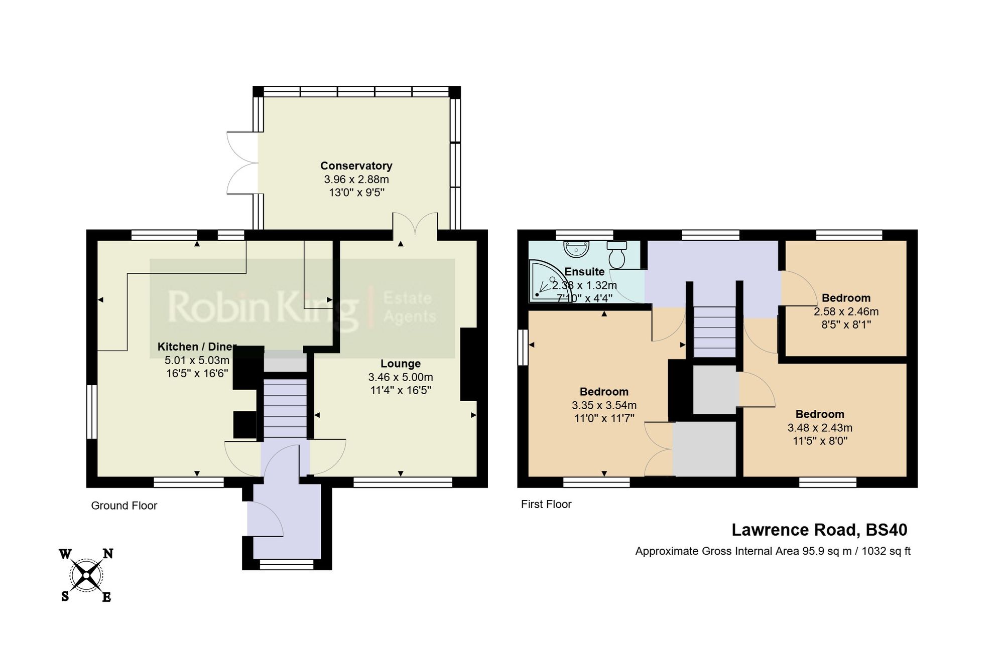 Floorplan for Lawrence Road, Wrington, BS40