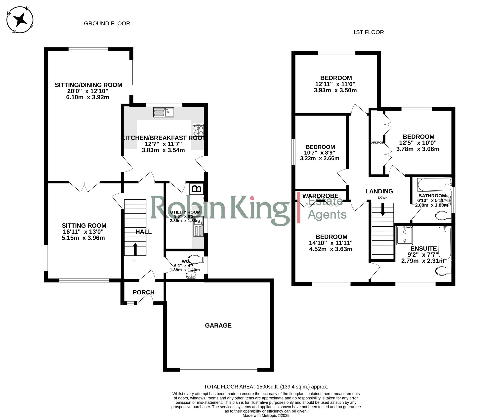Floorplan for Bristol Road, Langford, BS40