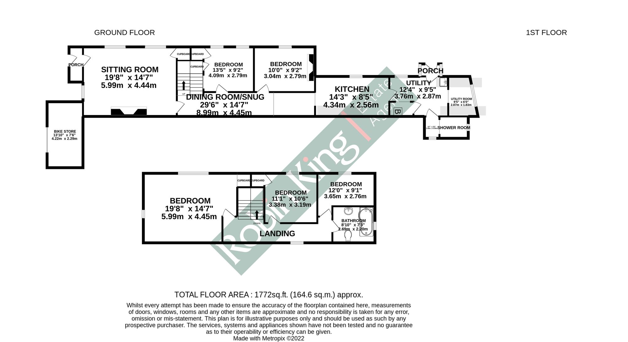 Floorplan for Langford Lane, Langford, BS40