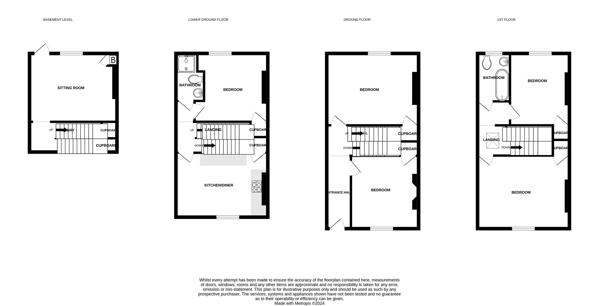 Floorplan for John Carrs Terrace, Bristol, BS8