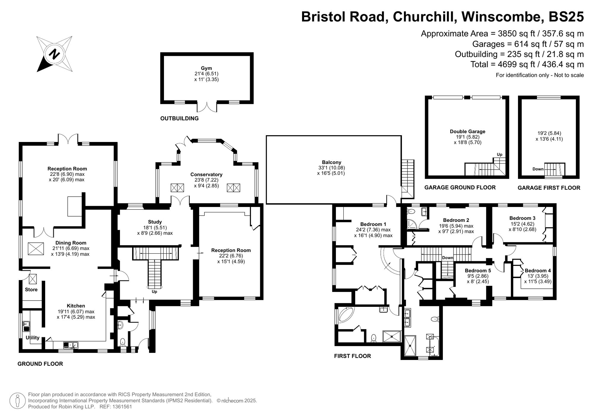Floorplan for Bristol Road, Churchill, BS25