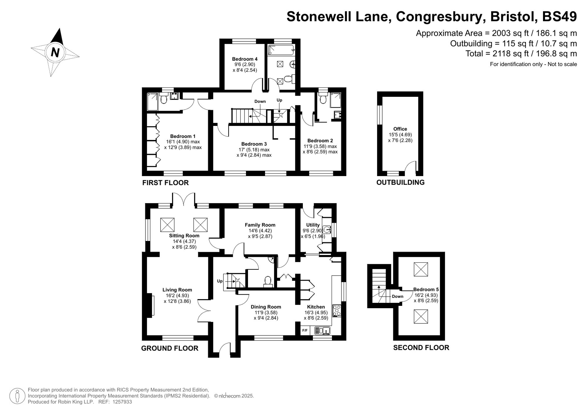 Floorplan for Stonewell Lane, Congresbury, BS49