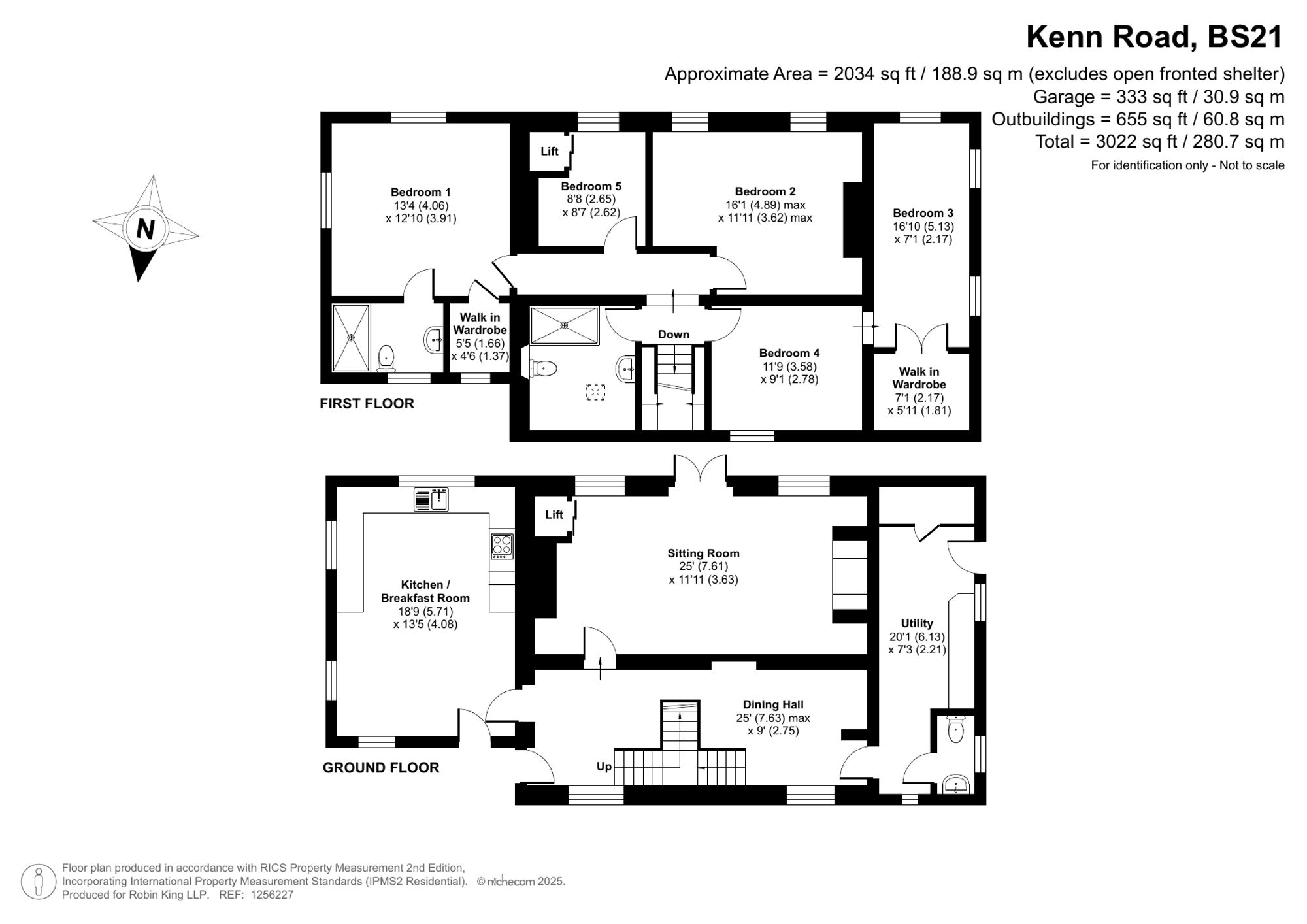 Floorplan for Kenn Road, Kenn, BS21