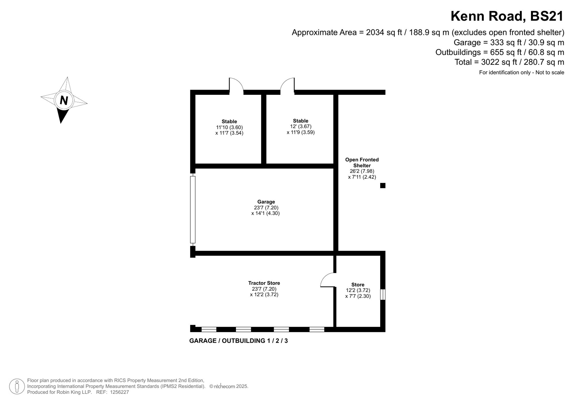 Floorplan for Kenn Road, Kenn, BS21
