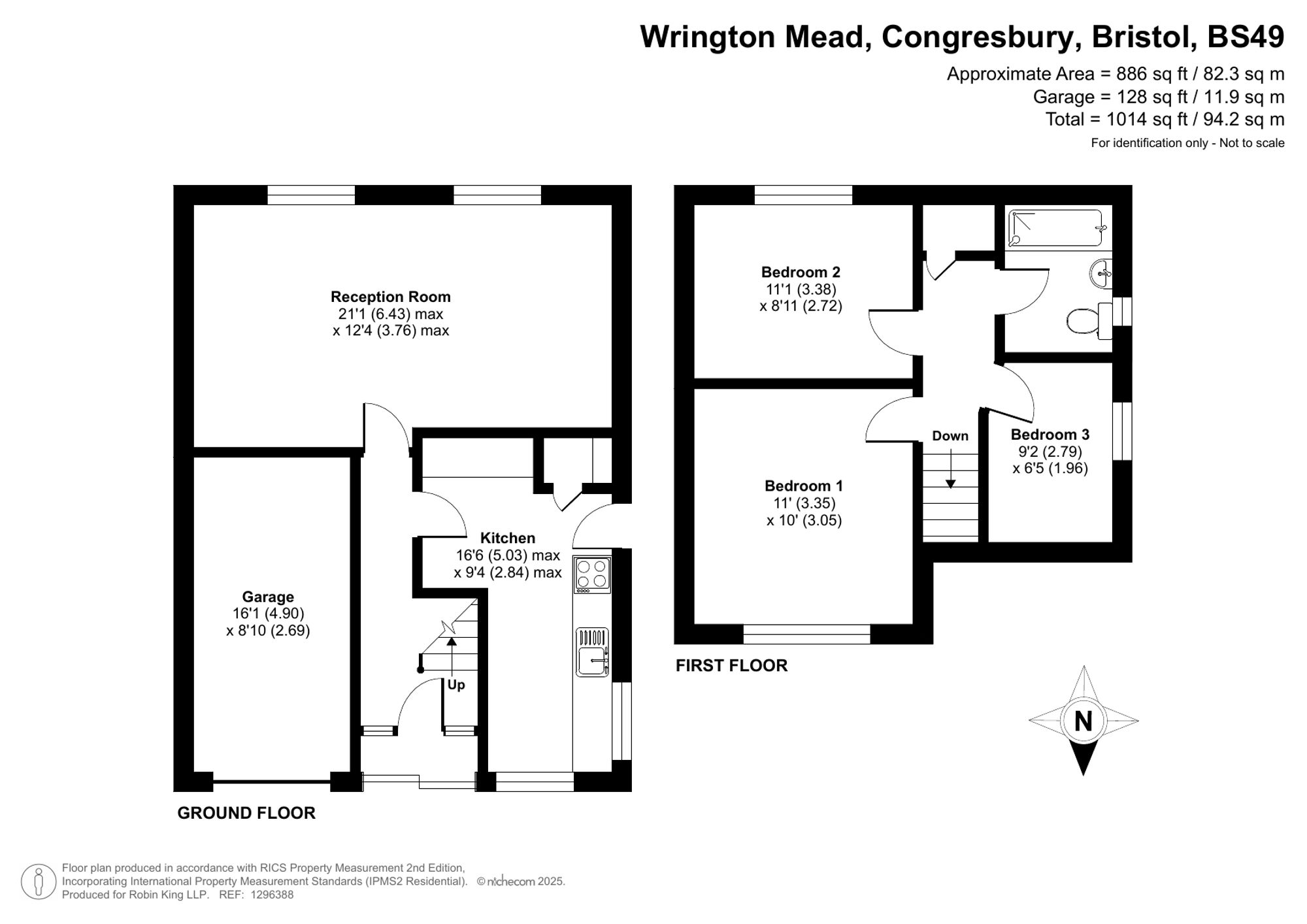 Floorplan for Wrington Mead, Congresbury, BS49