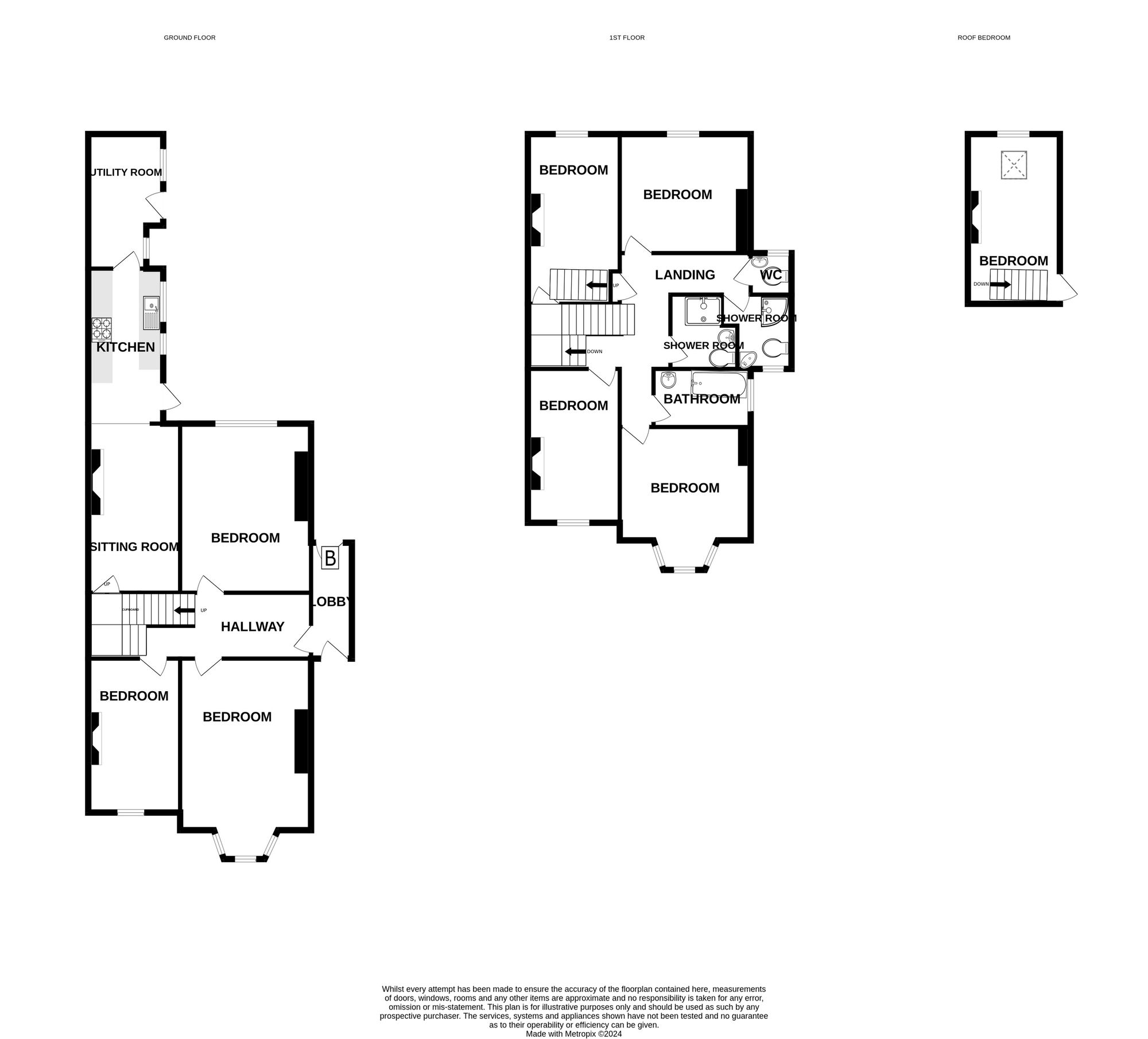 Floorplan for Hampton Road, Bristol, BS6