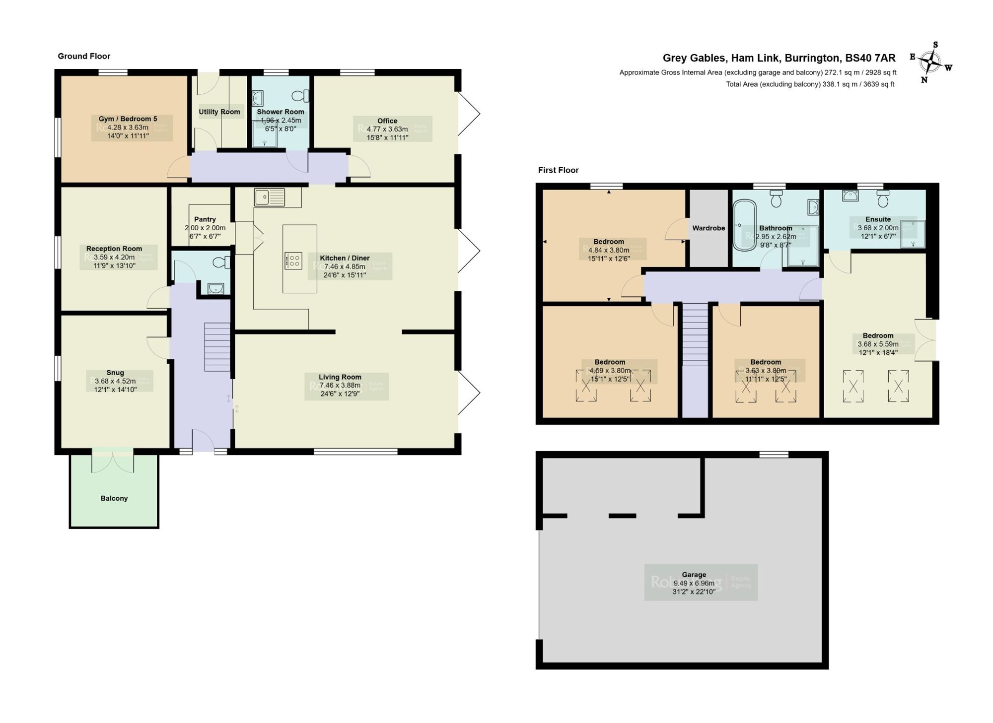 Floorplan for Ham Link, Burrington, BS40