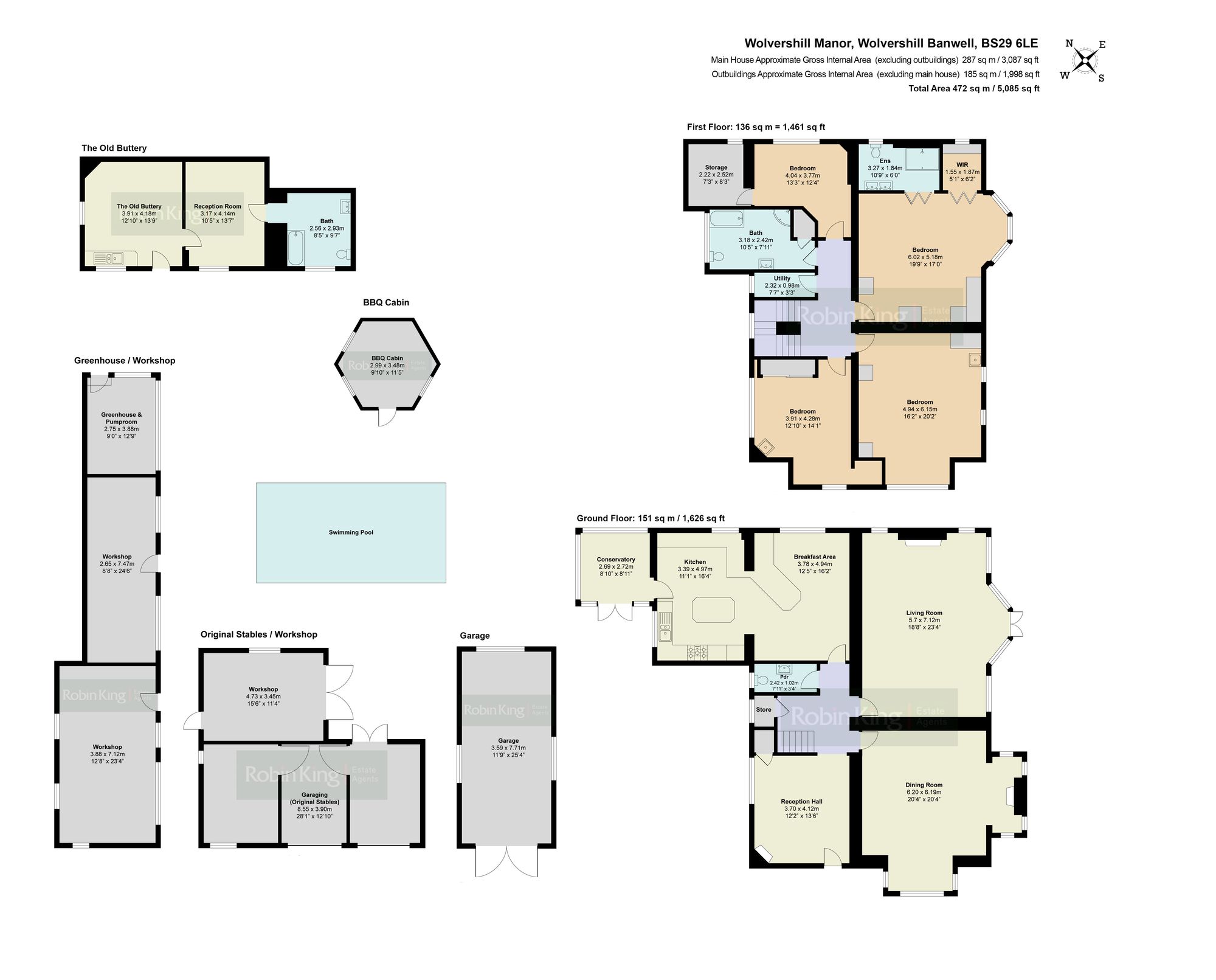 Floorplan for Wolvershill, Banwell, BS29
