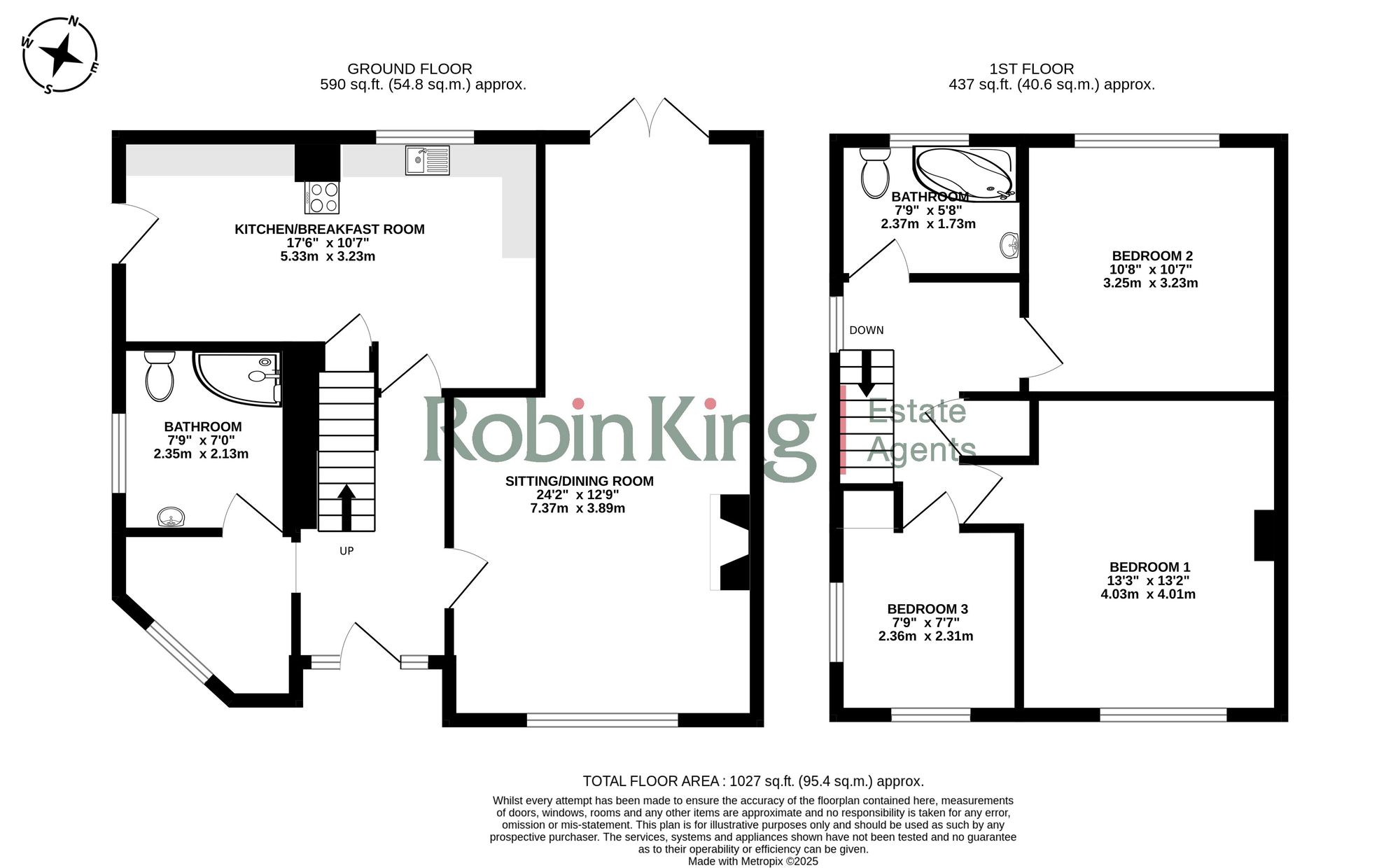 Floorplan for Macleod Close, Clevedon, BS21
