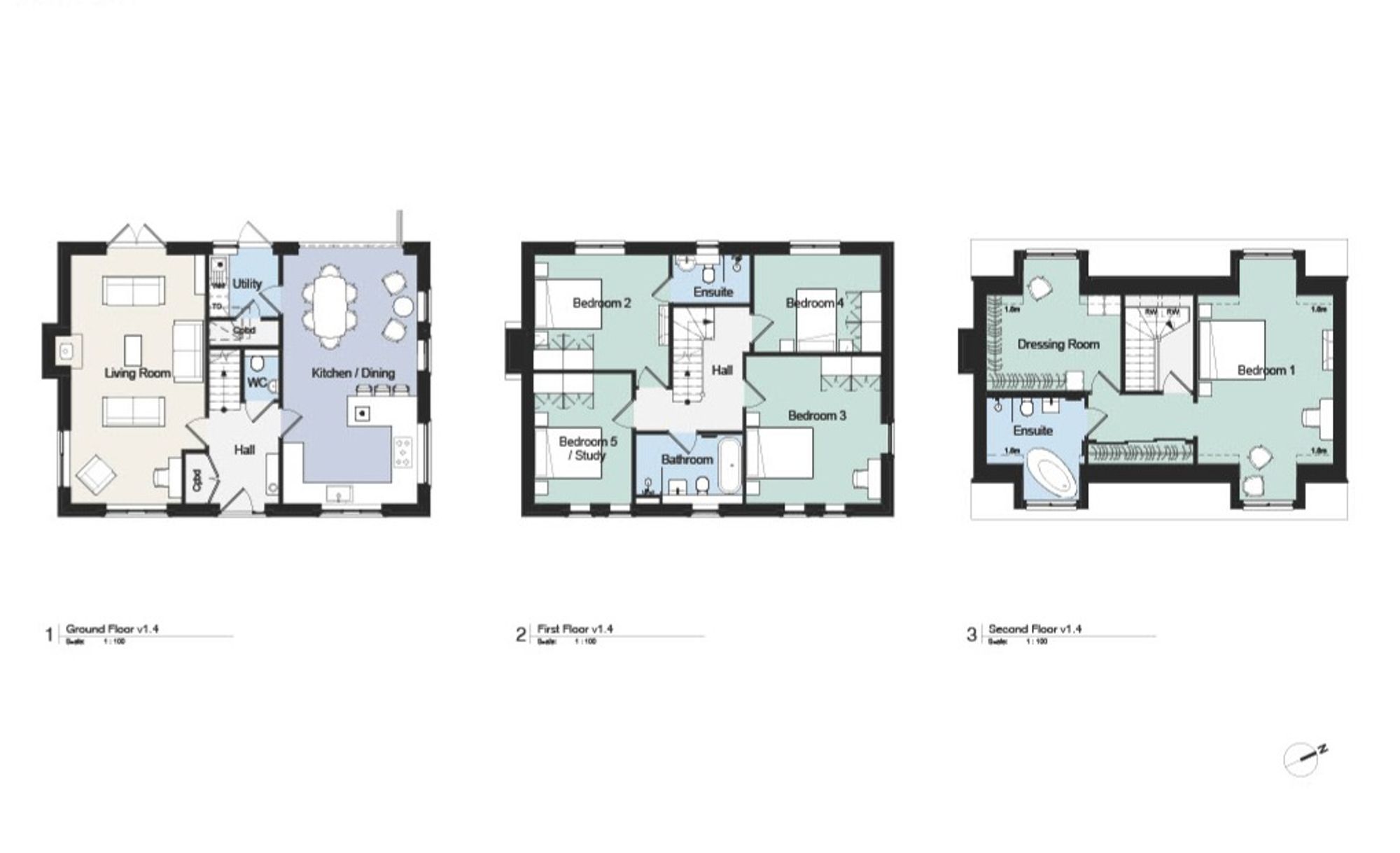 Floorplan for The Lodge, Plot 1 Paddock View, Street End, BS40 - Custom Build